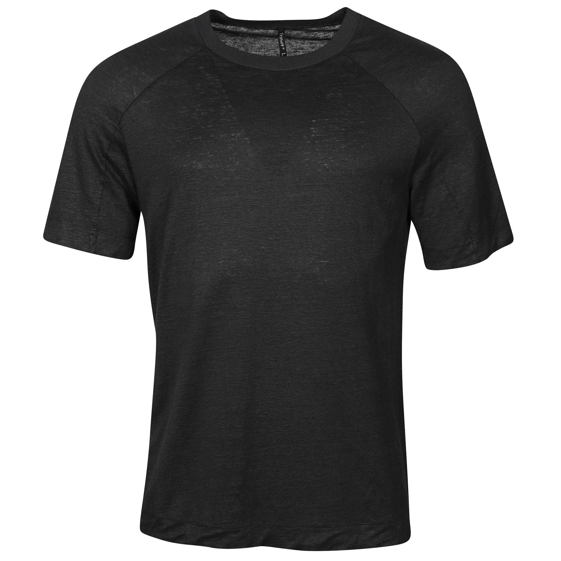 TRANSIT UOMO Hemp T-Shirt in Black 2XL