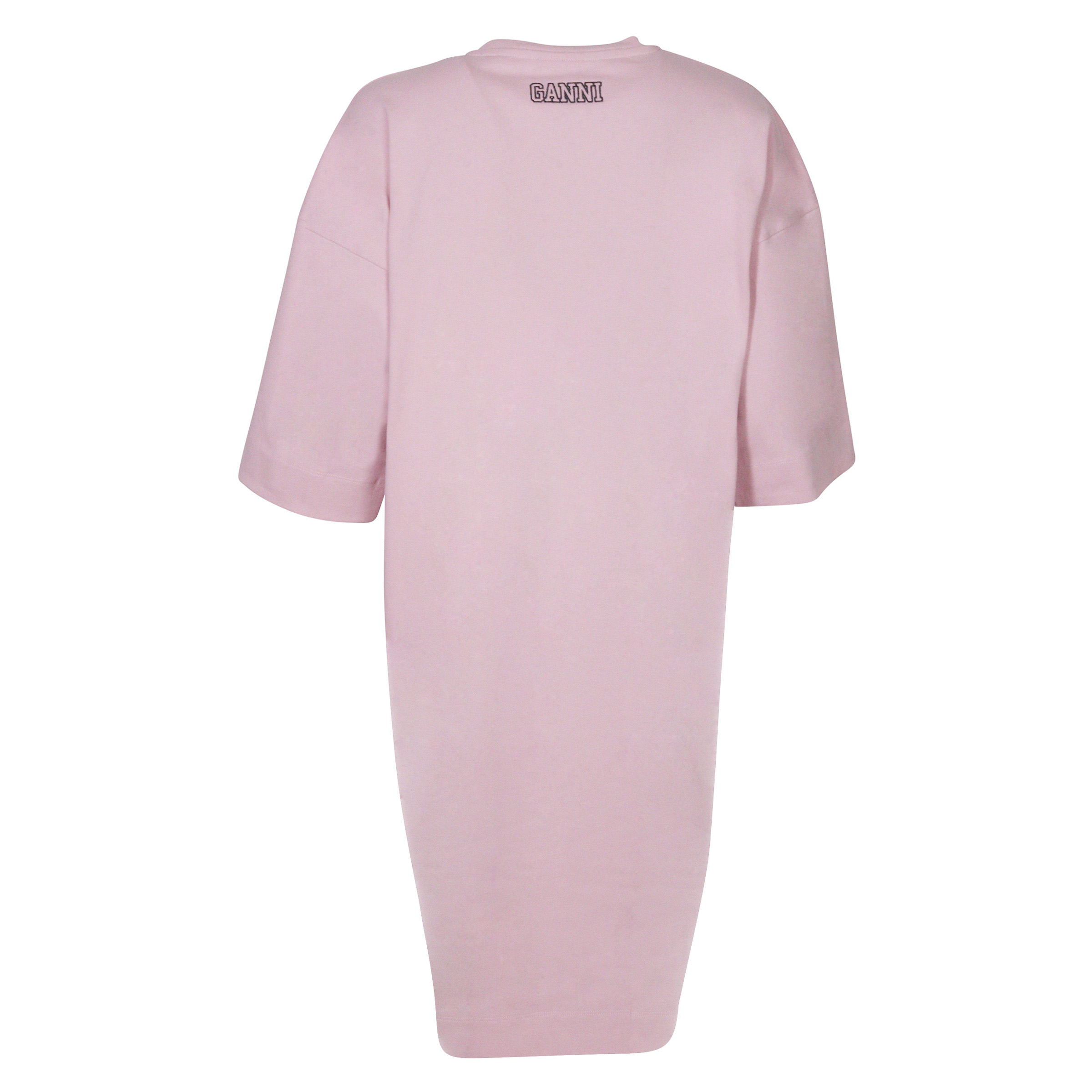 Ganni Recycled Relaxed T-Shirt Dress Sweet Lilac