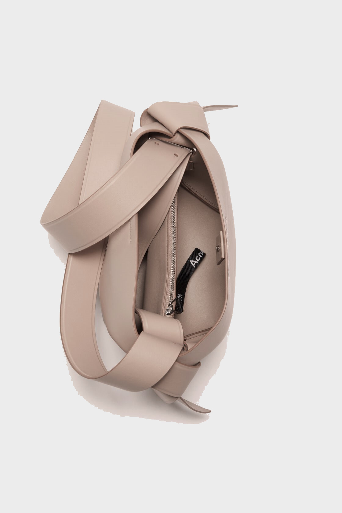 ACNE STUDIOS Musubi Mini R Shoulder Bag in Taupe Beige
