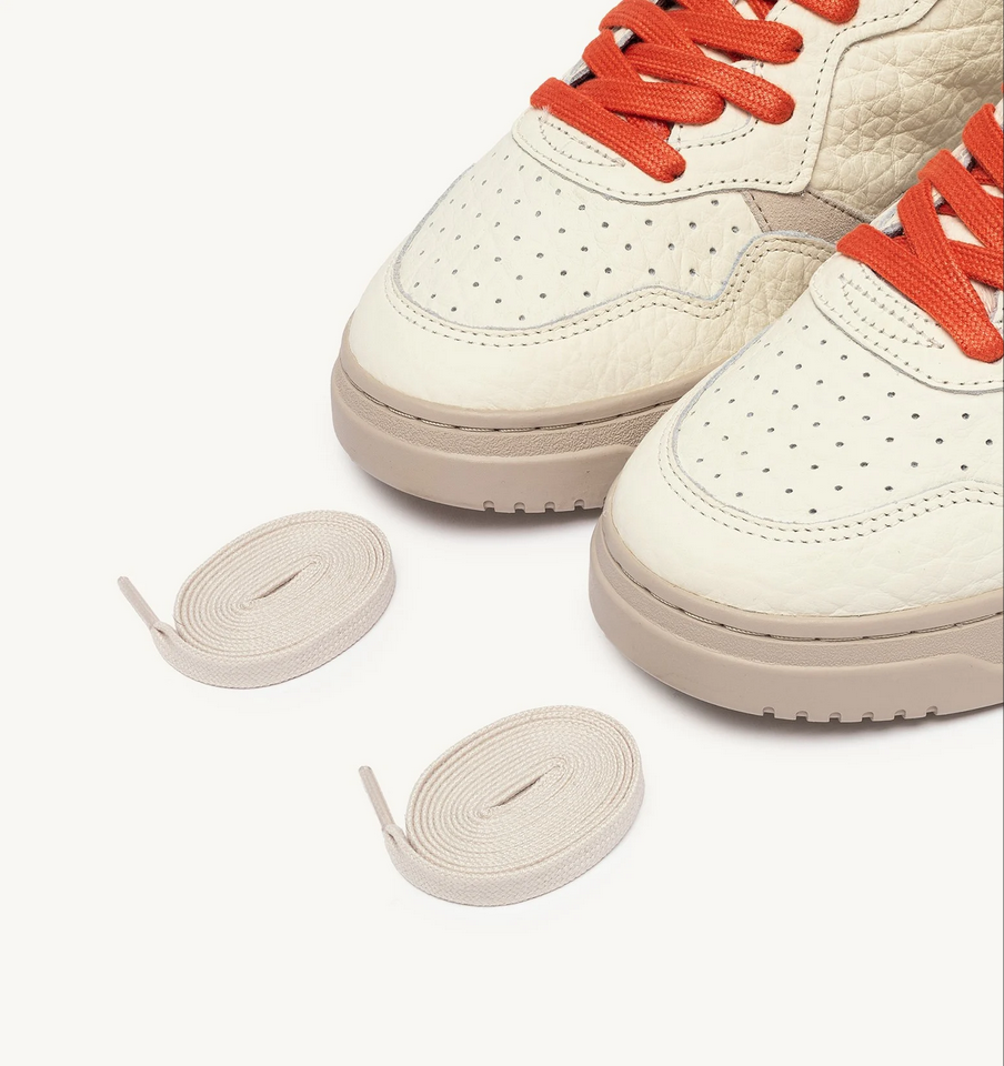 AUTRY ACTION SHOES Medalist Low Sneaker Elephant in Sand/Pumpkin