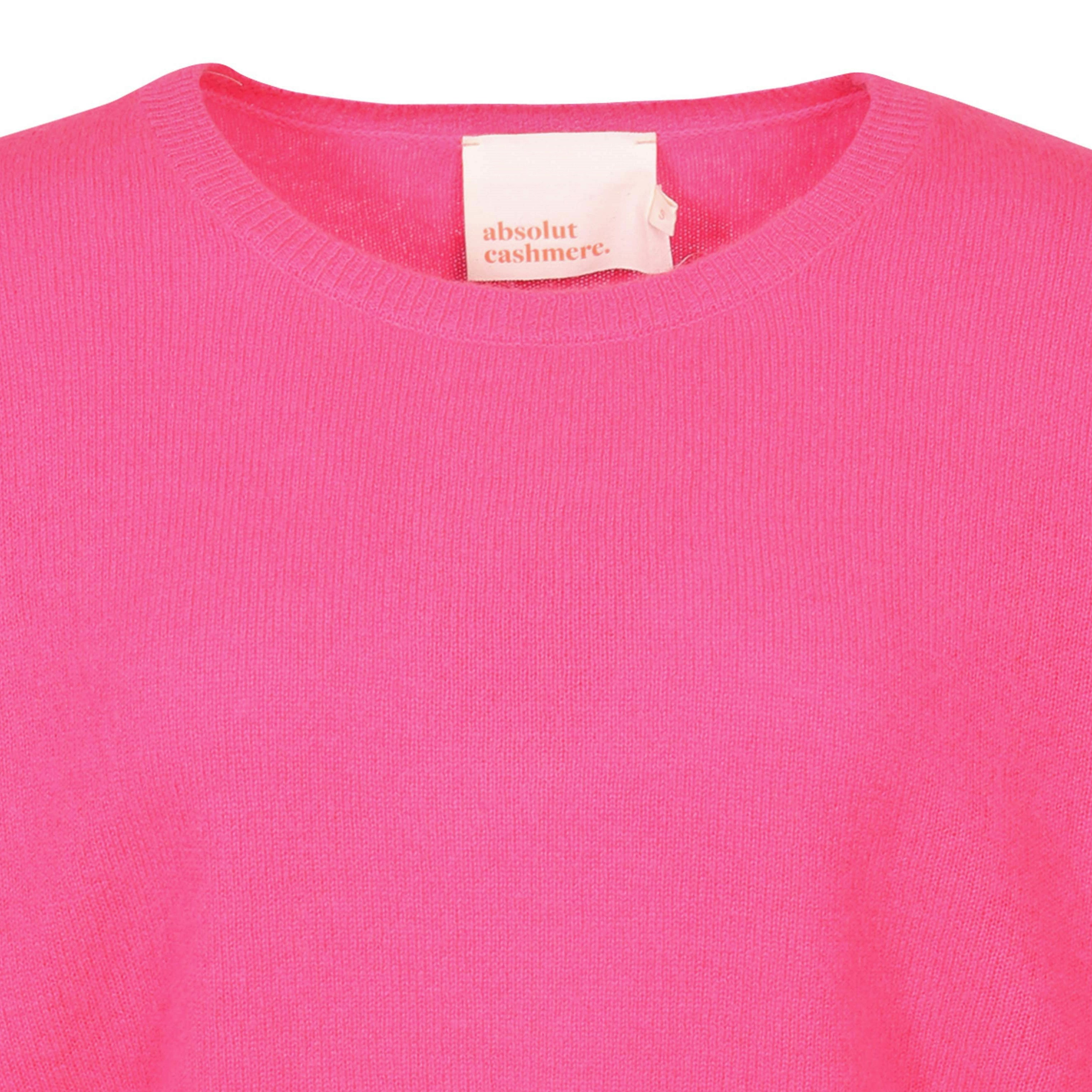 Absolut Cashmere Kaira Cashmere Pullover in Rose Fluo S