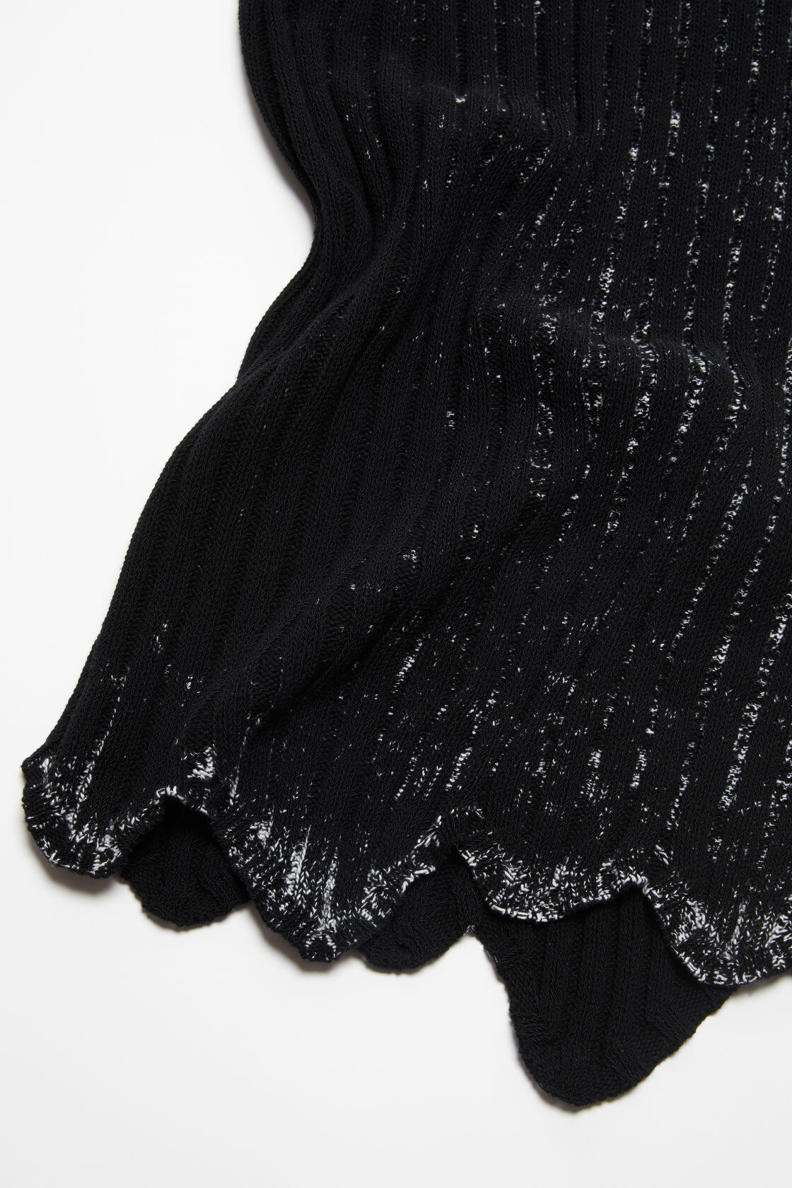 ACNE STUDIOS Knit Skirt in Black/White S