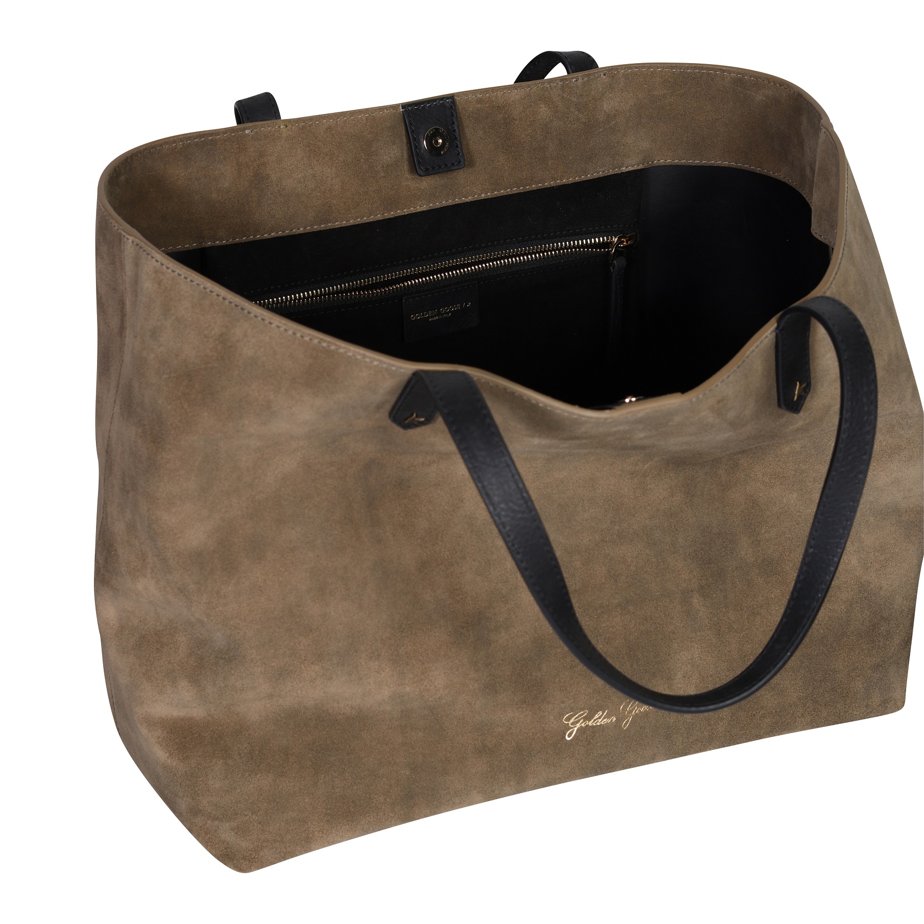 GOLDEN GOOSE Suede Pasadena Bag