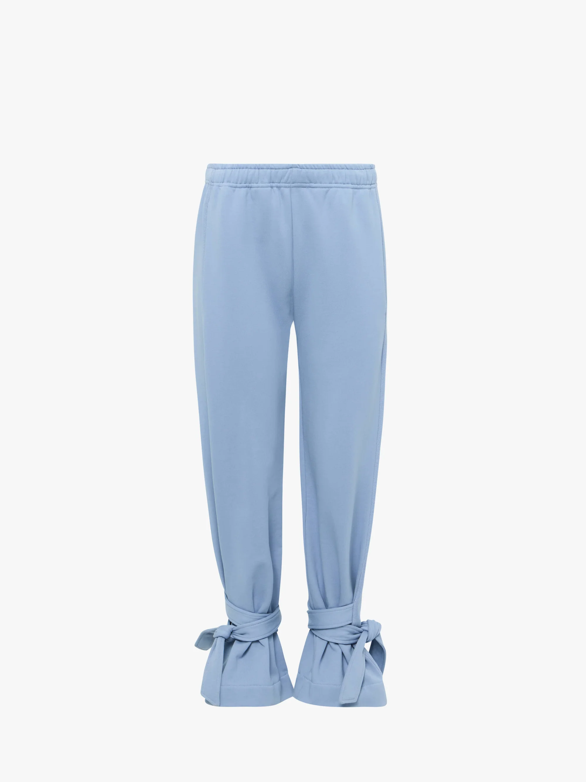 JW ANDERSON Tied Bow Joggers in Steel Blue