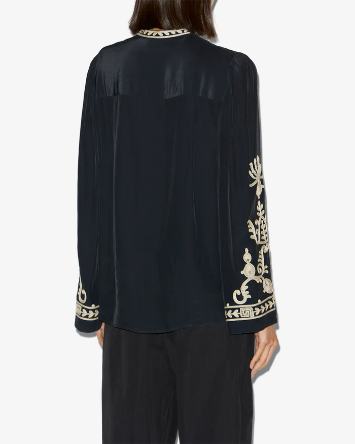 ISABEL MARANT ÉTOILE Viscose Blouse in Black