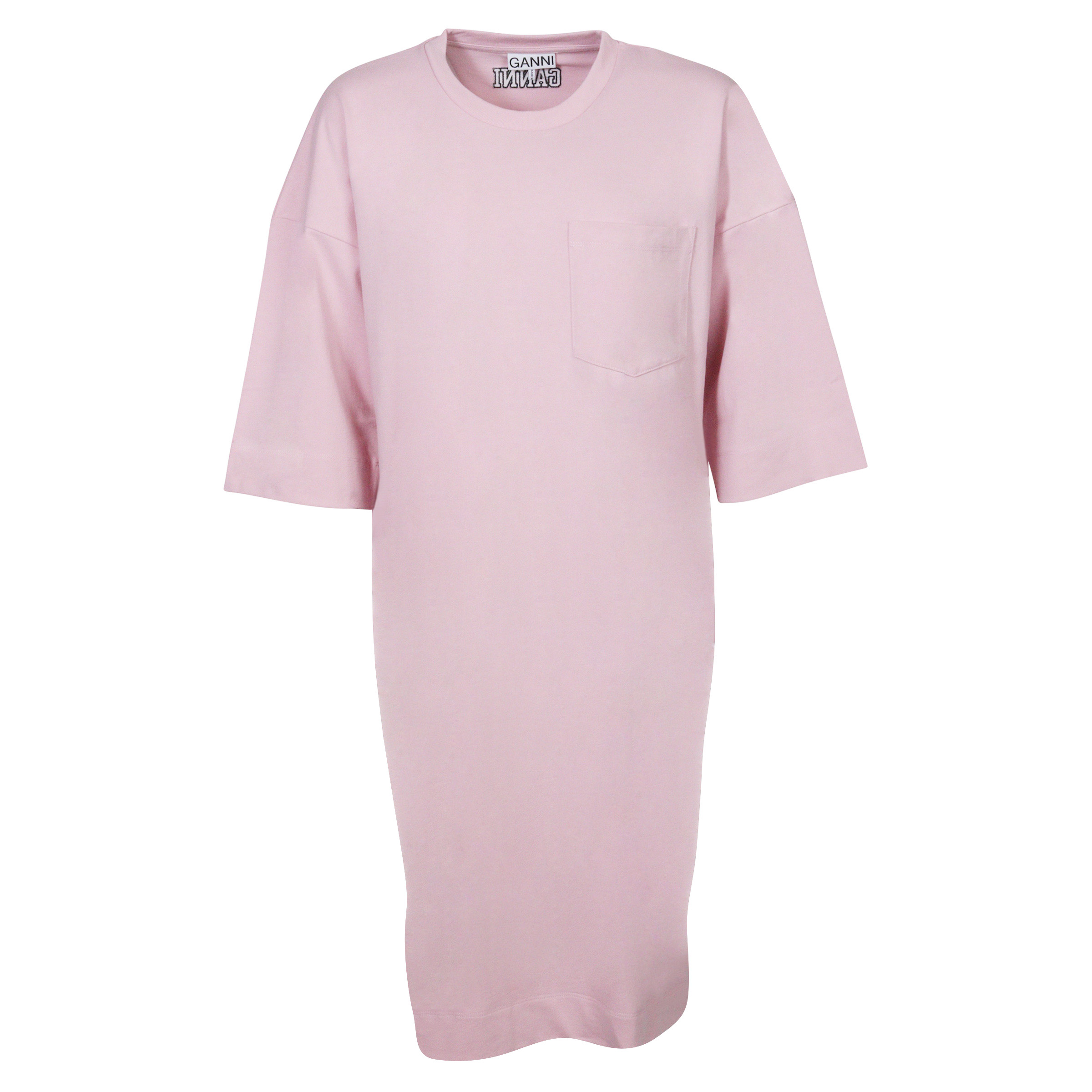 Ganni Recycled Relaxed T-Shirt Dress Sweet Lilac