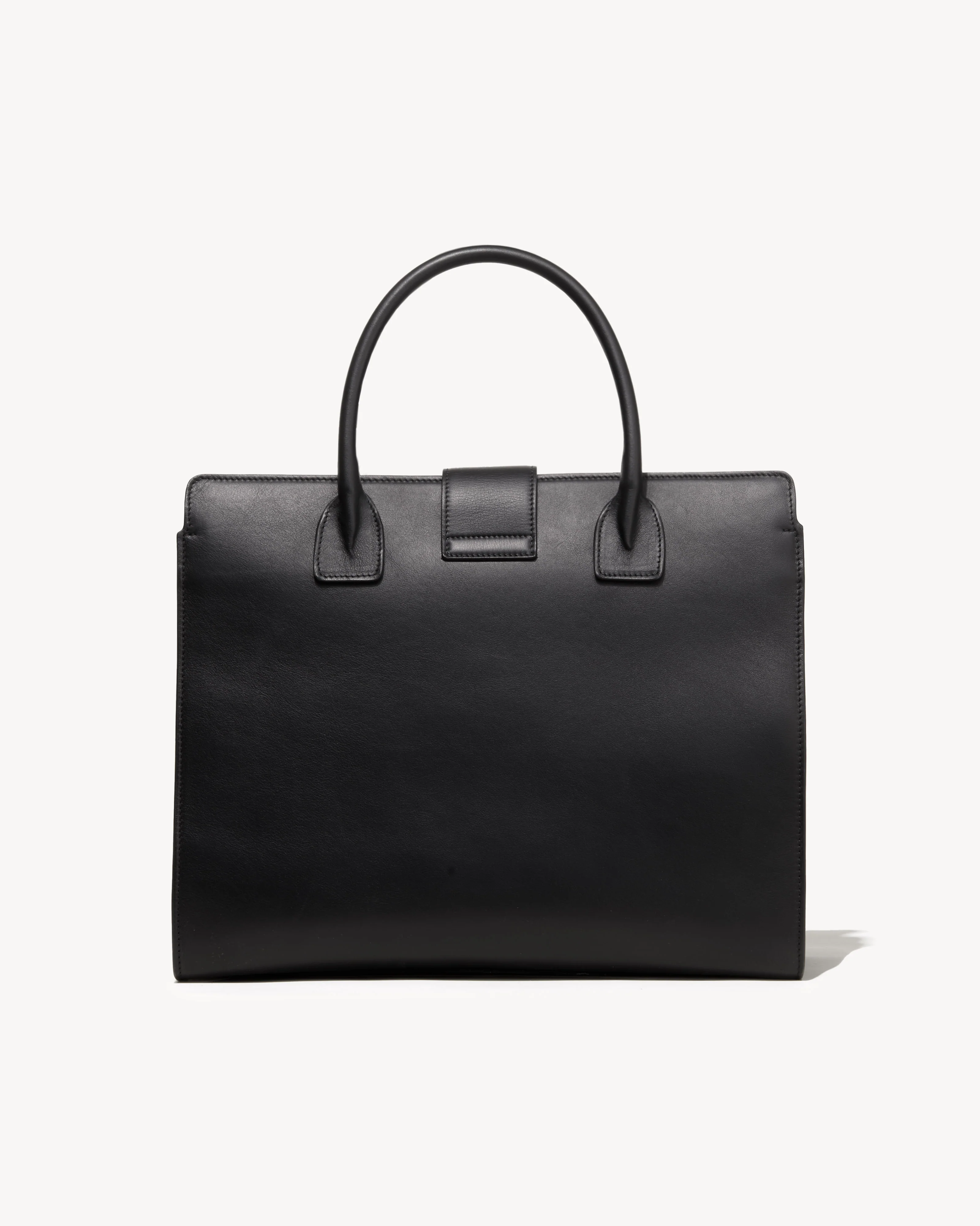 NILI LOTAN Lou Bag in Black Leather