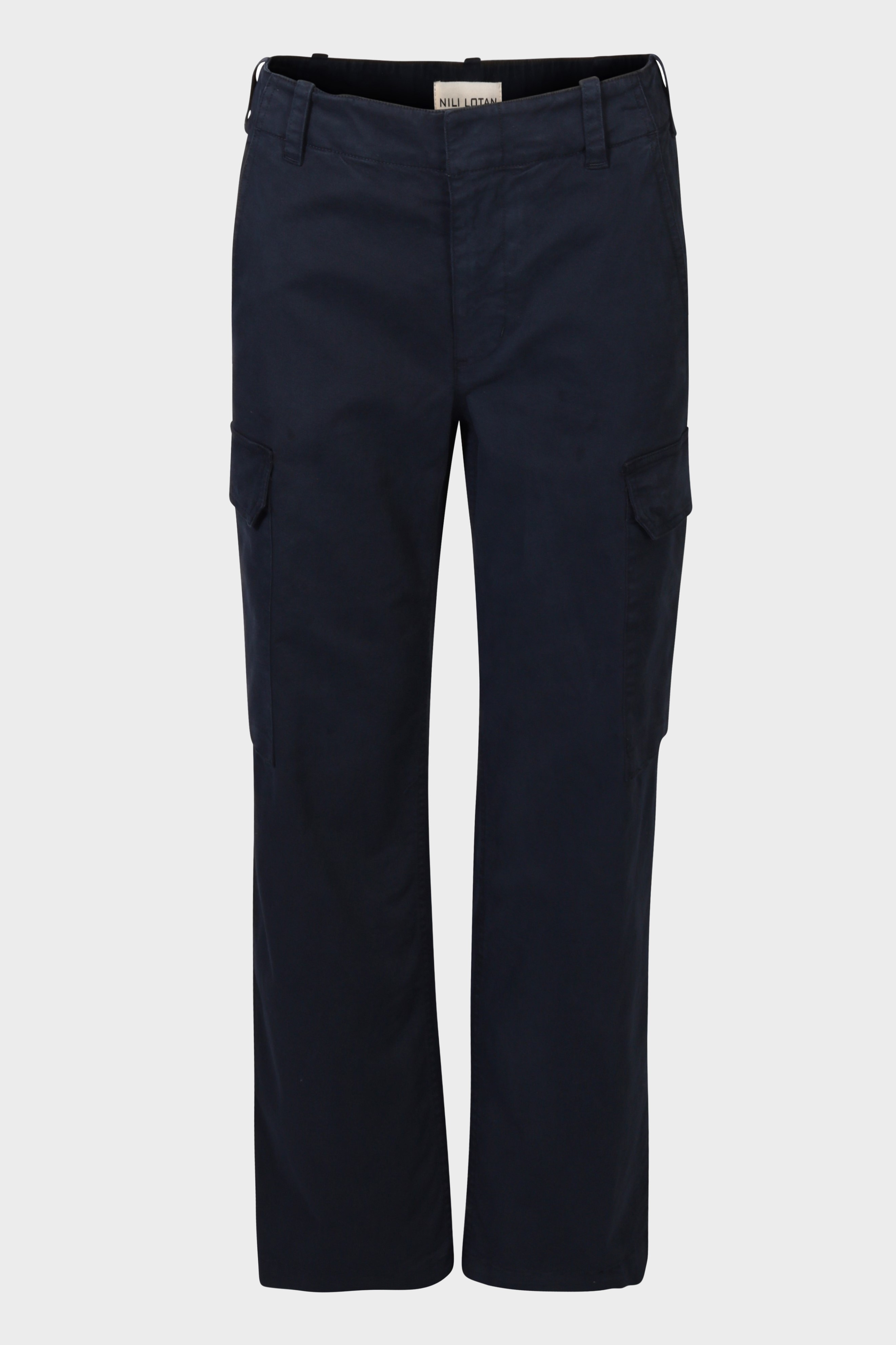 NILI LOTAN Leofred Cargo Pant in Midnight