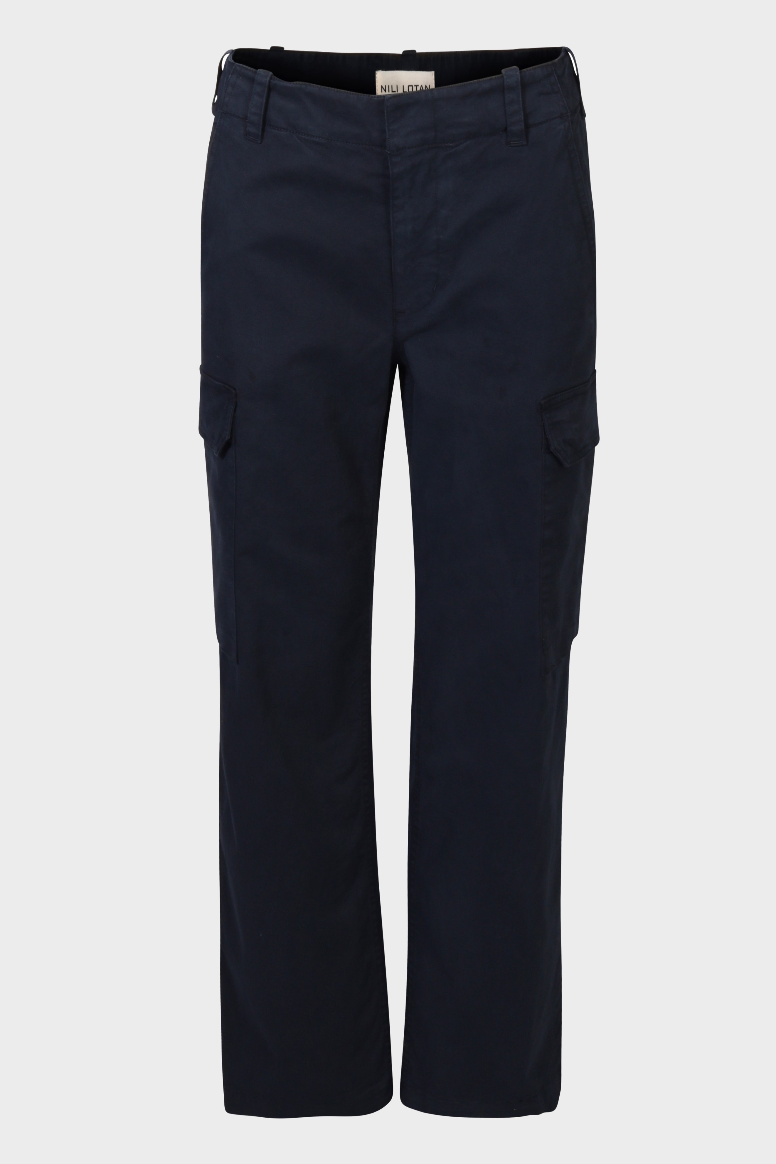 NILI LOTAN Leofred Cargo Pant in Midnight NILI LOTAN Leofred Cargo Pant in Midnight