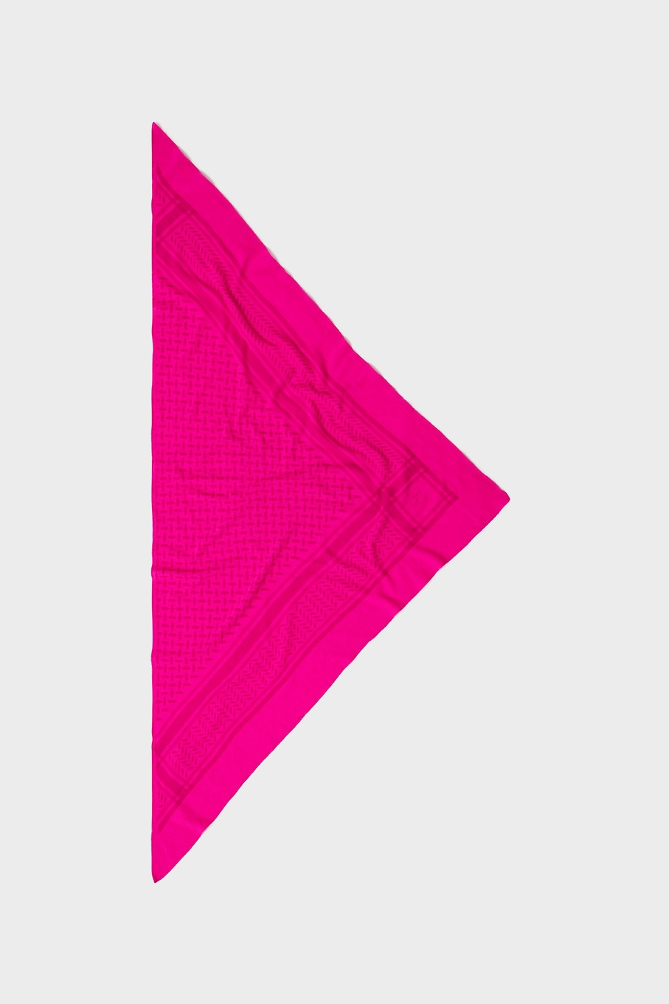 LALA BERLIN Trinity Cashmere Scarf in Pink/Azaela