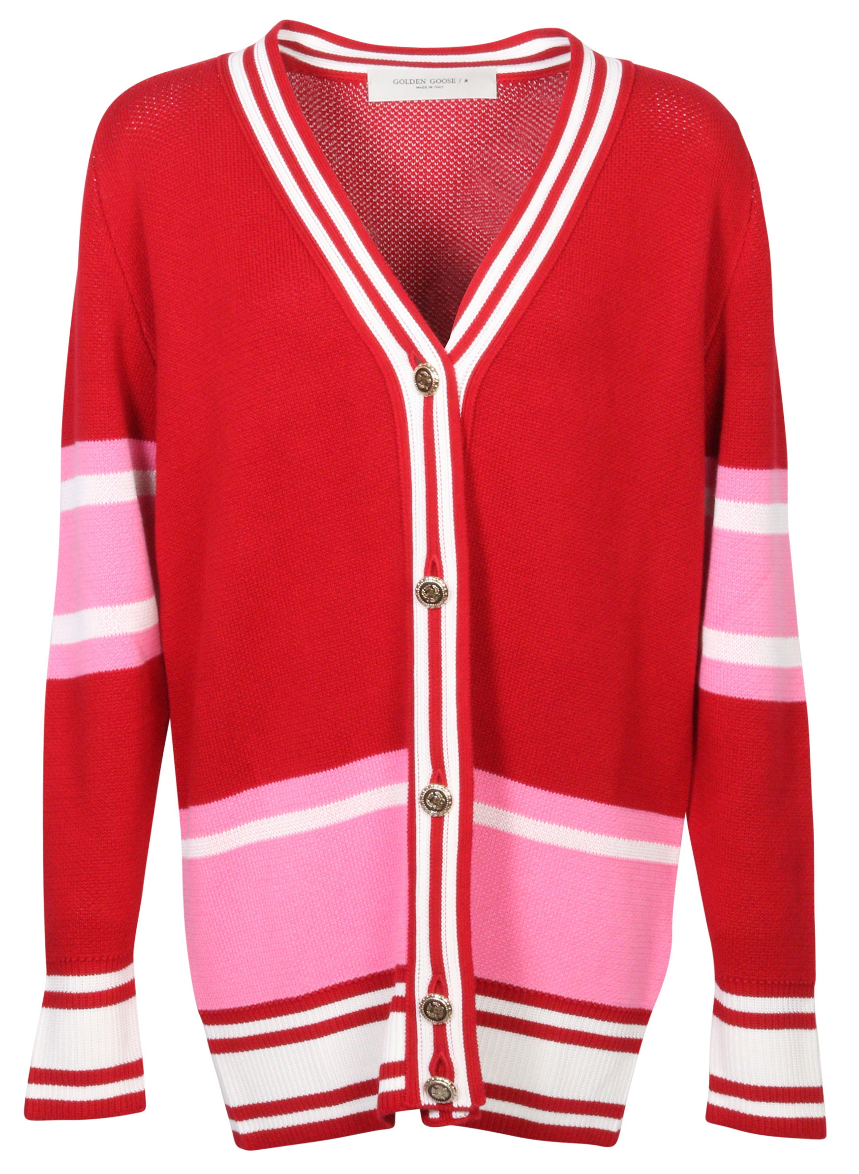 Golden Goose Cardigan Dixie College Jaquard