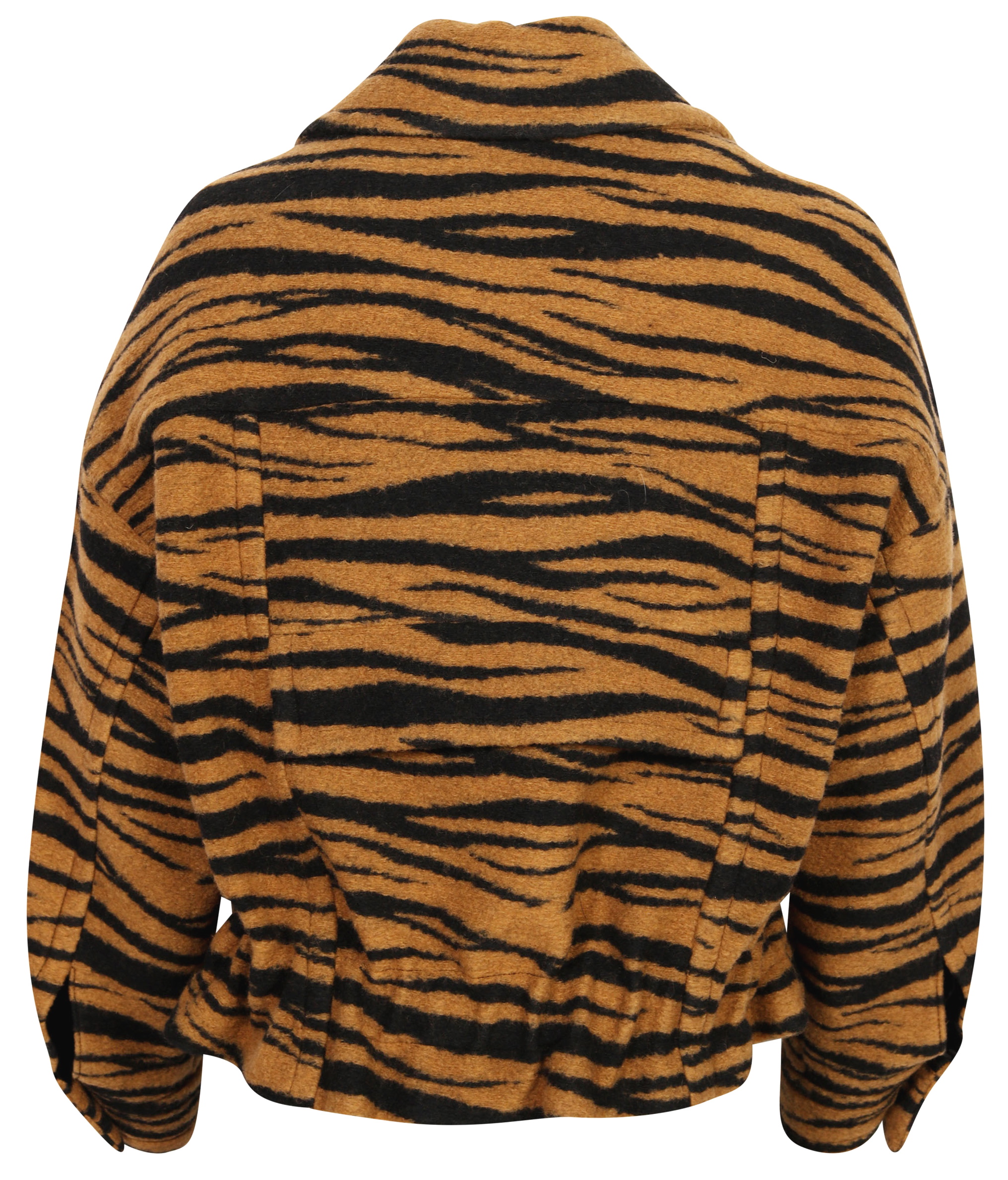 Lala Berlin Jacket Jua Animal Bronze Zebra Wool