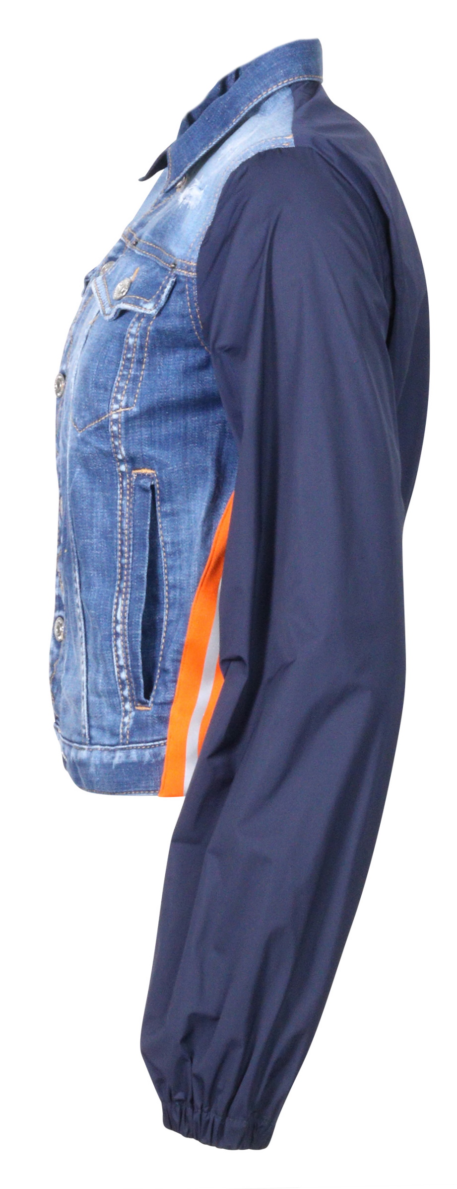 Dsquared Denim/Nylon Jacket Blue