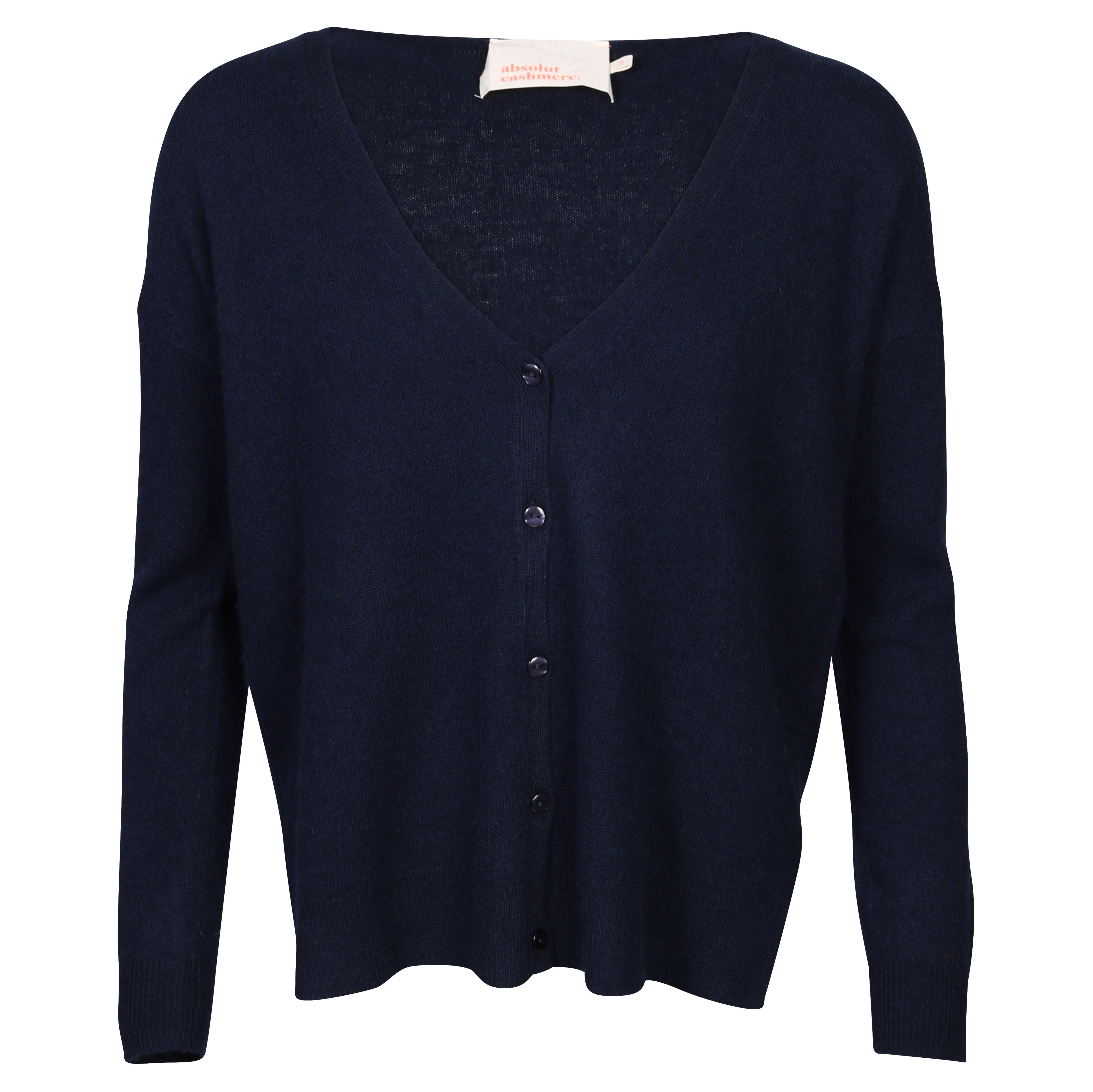 Absolut Cashmere Antigone Cardigan in Nuit L