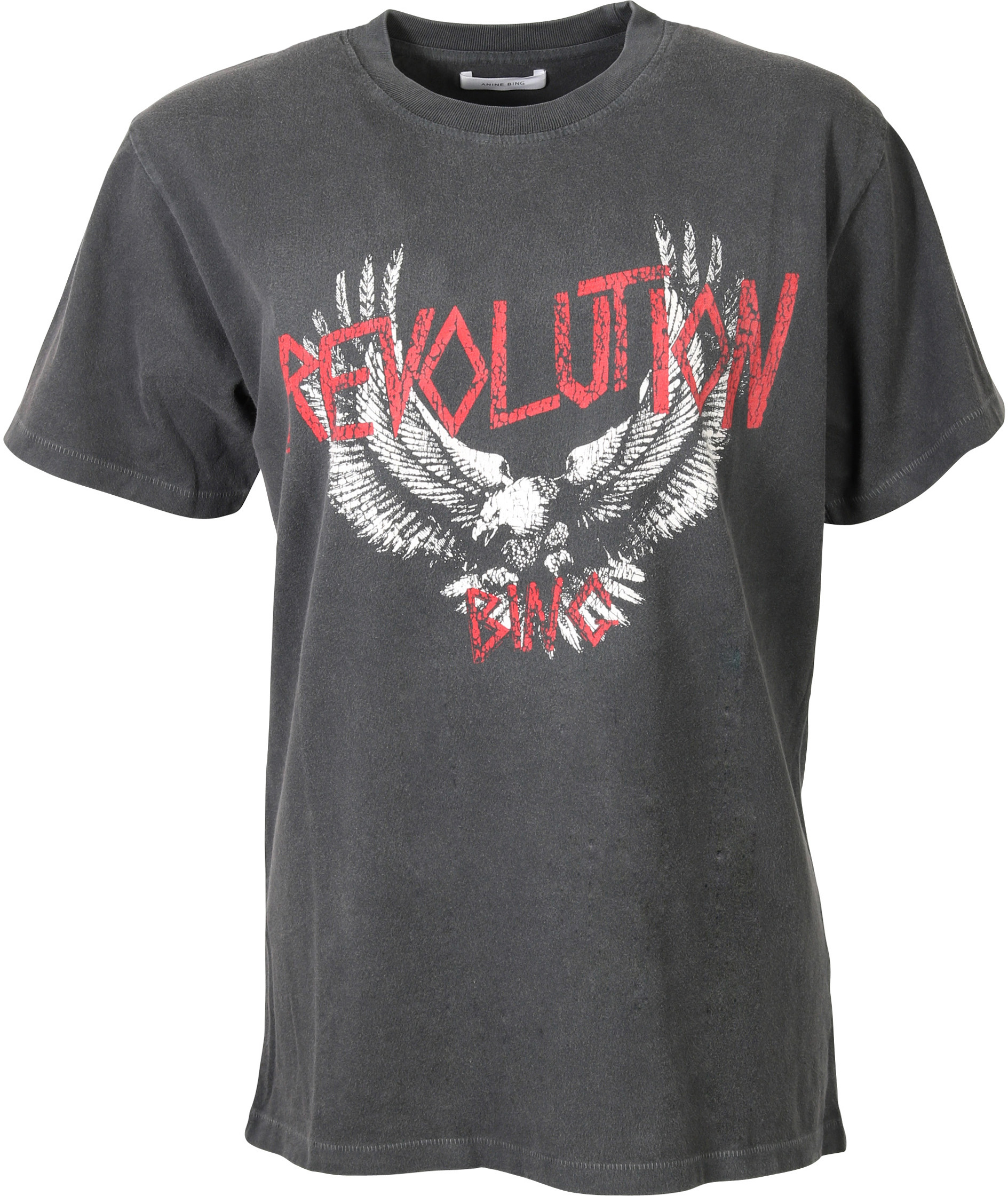 Anine Bing T-Shirt Lili Washed Black
