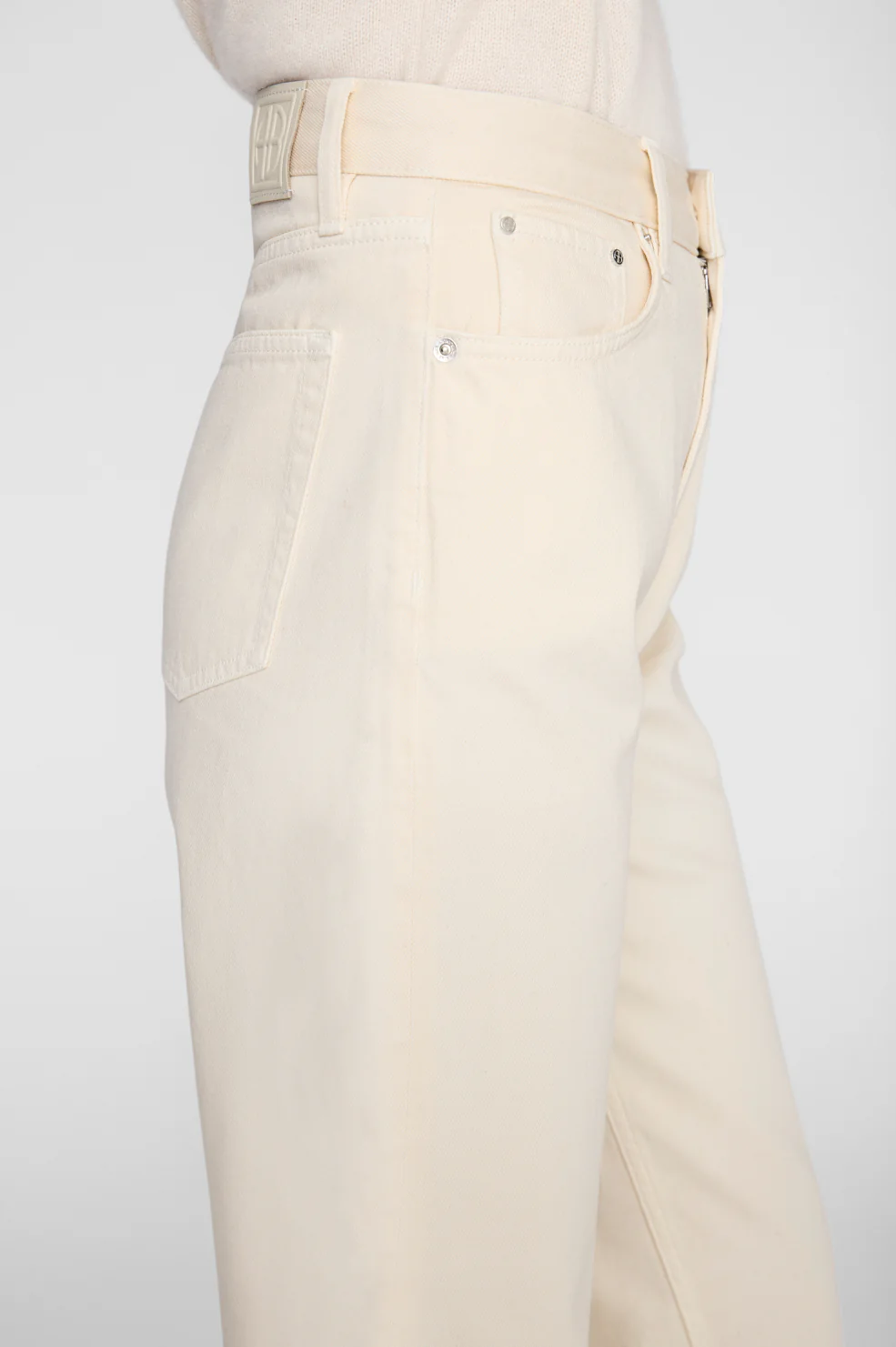 ANINE BING Brie Jeans in Cream