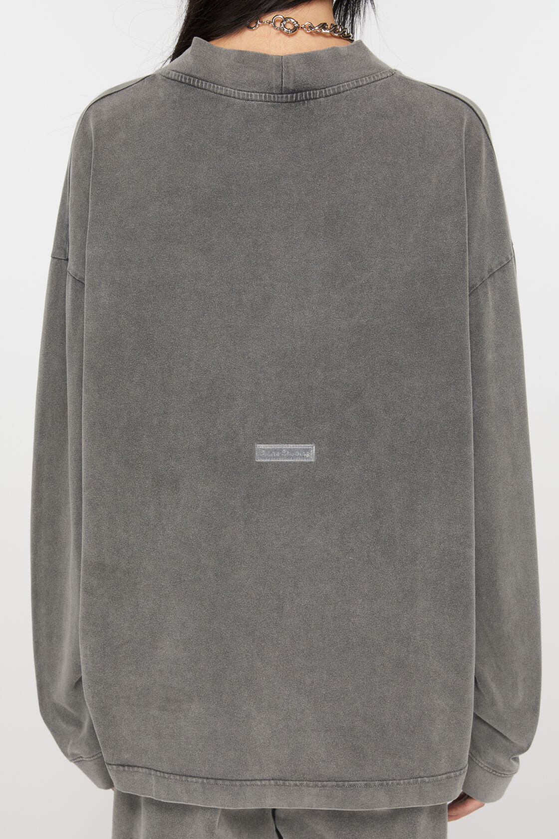 ACNE STUDIOS Vintage Oversize Longsleeve in Faded Black