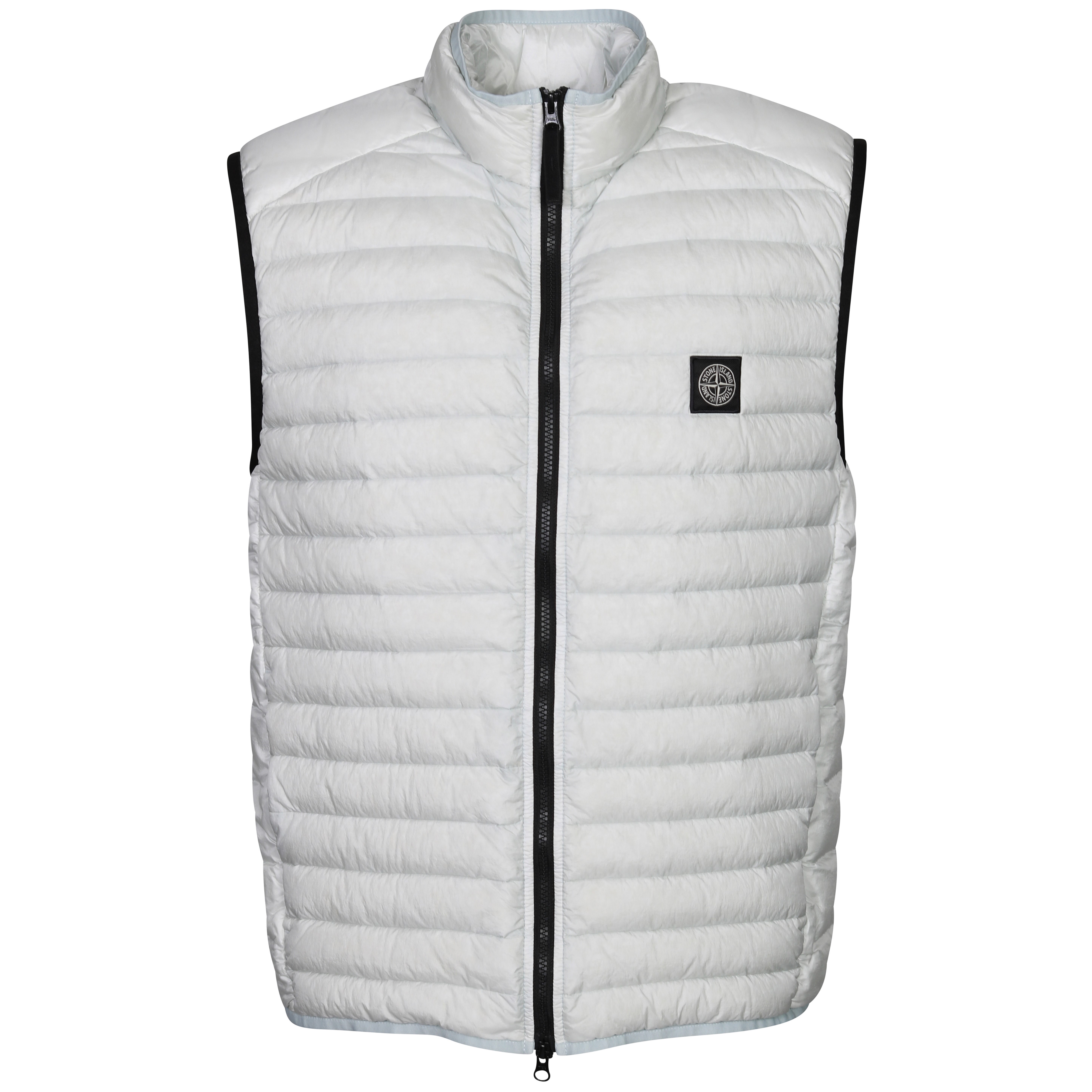 Stone Island Real Down Vest in Light Grey