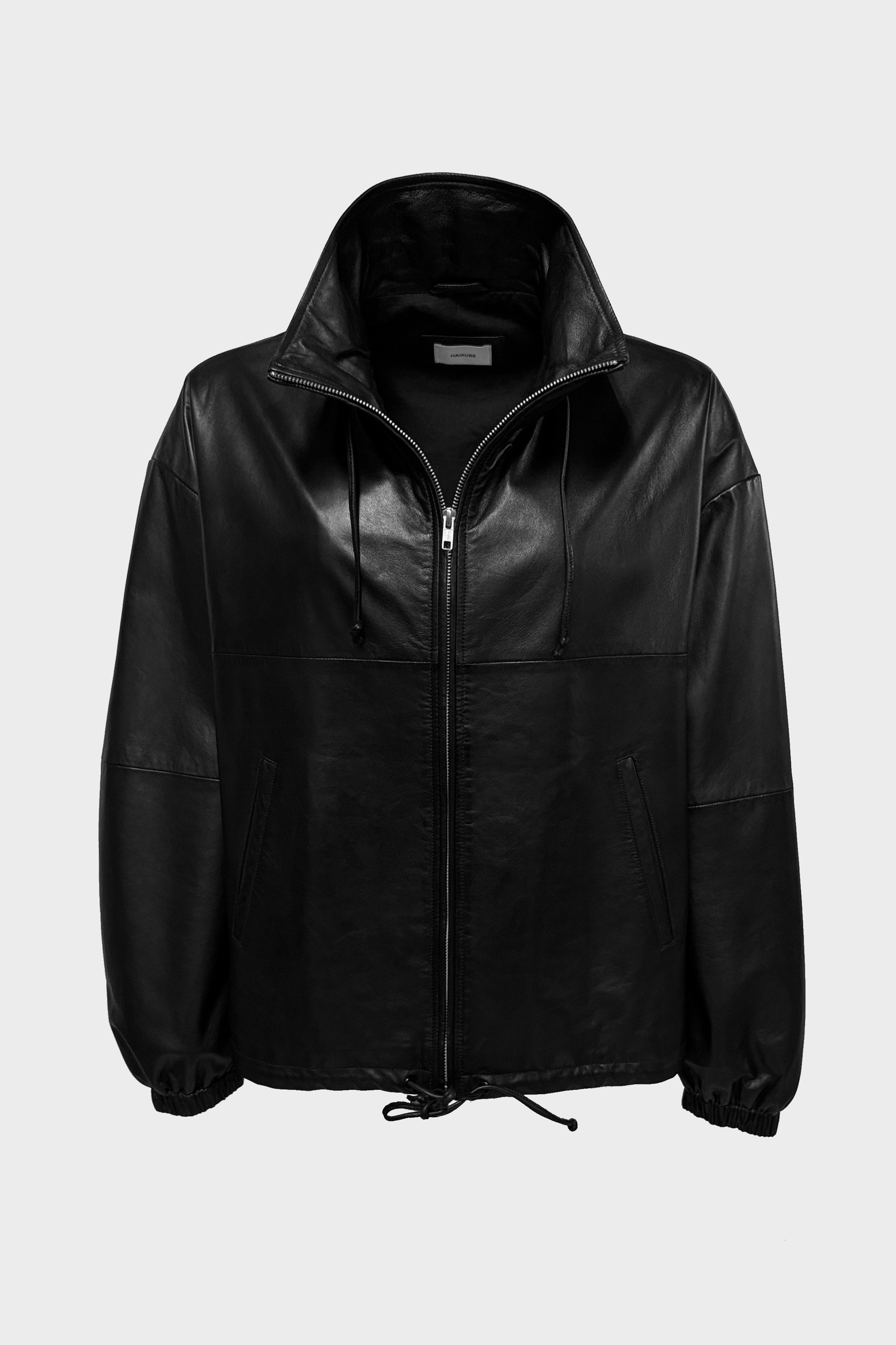 HAIKURE Nappa Leather Jacket in Black