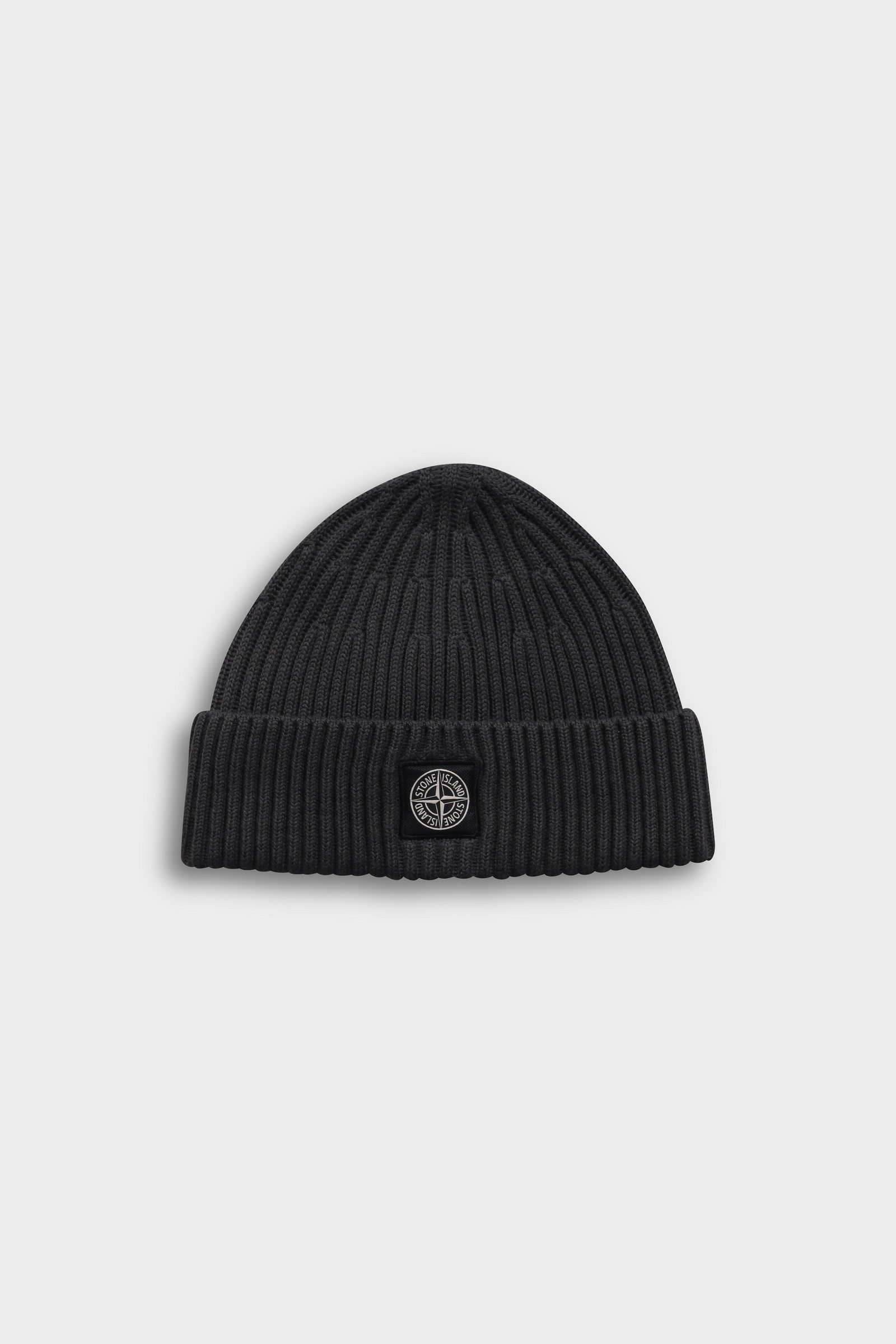 STONE ISLAND Knit Beanie in Dark Grey