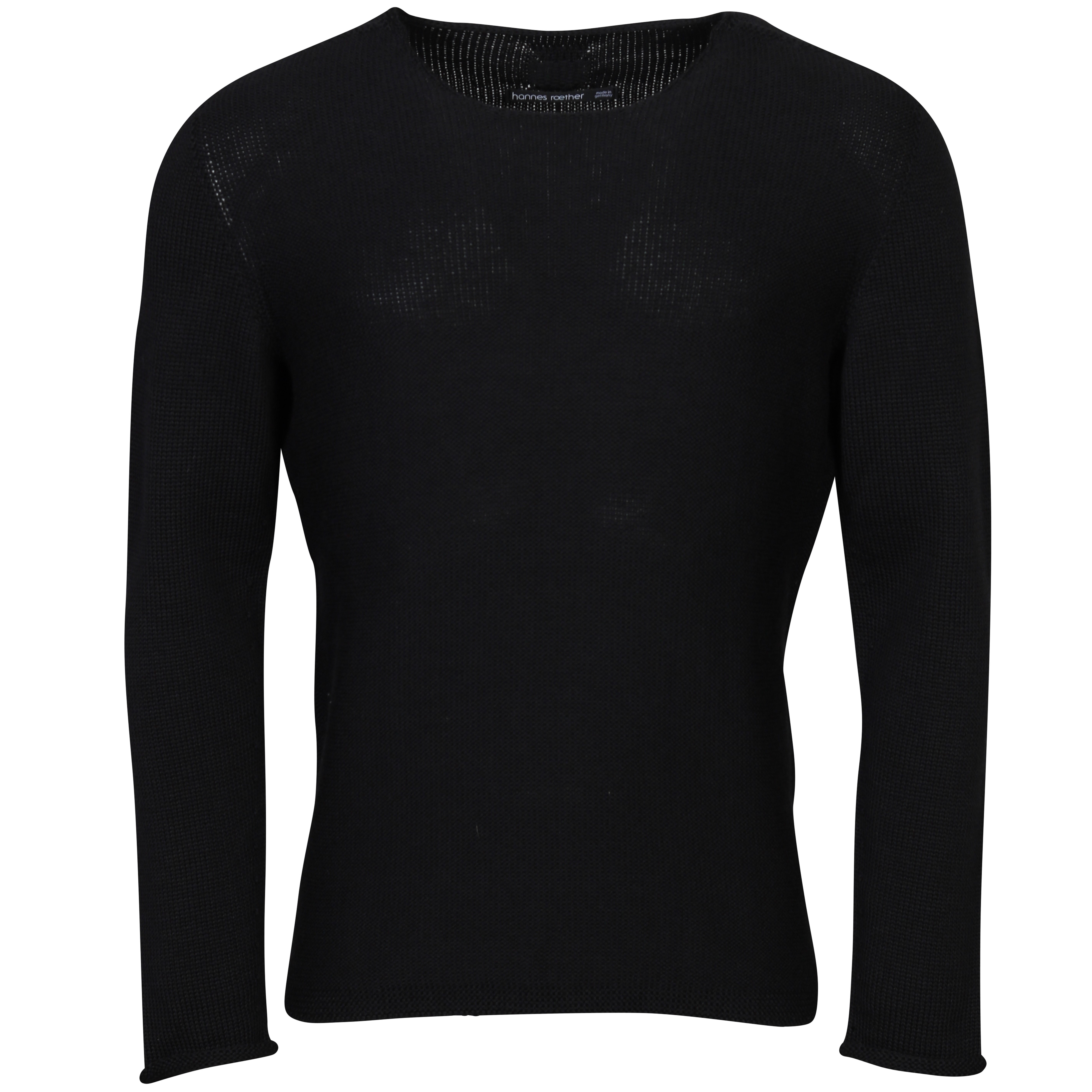 Hannes Roether Knit Pullover in Black