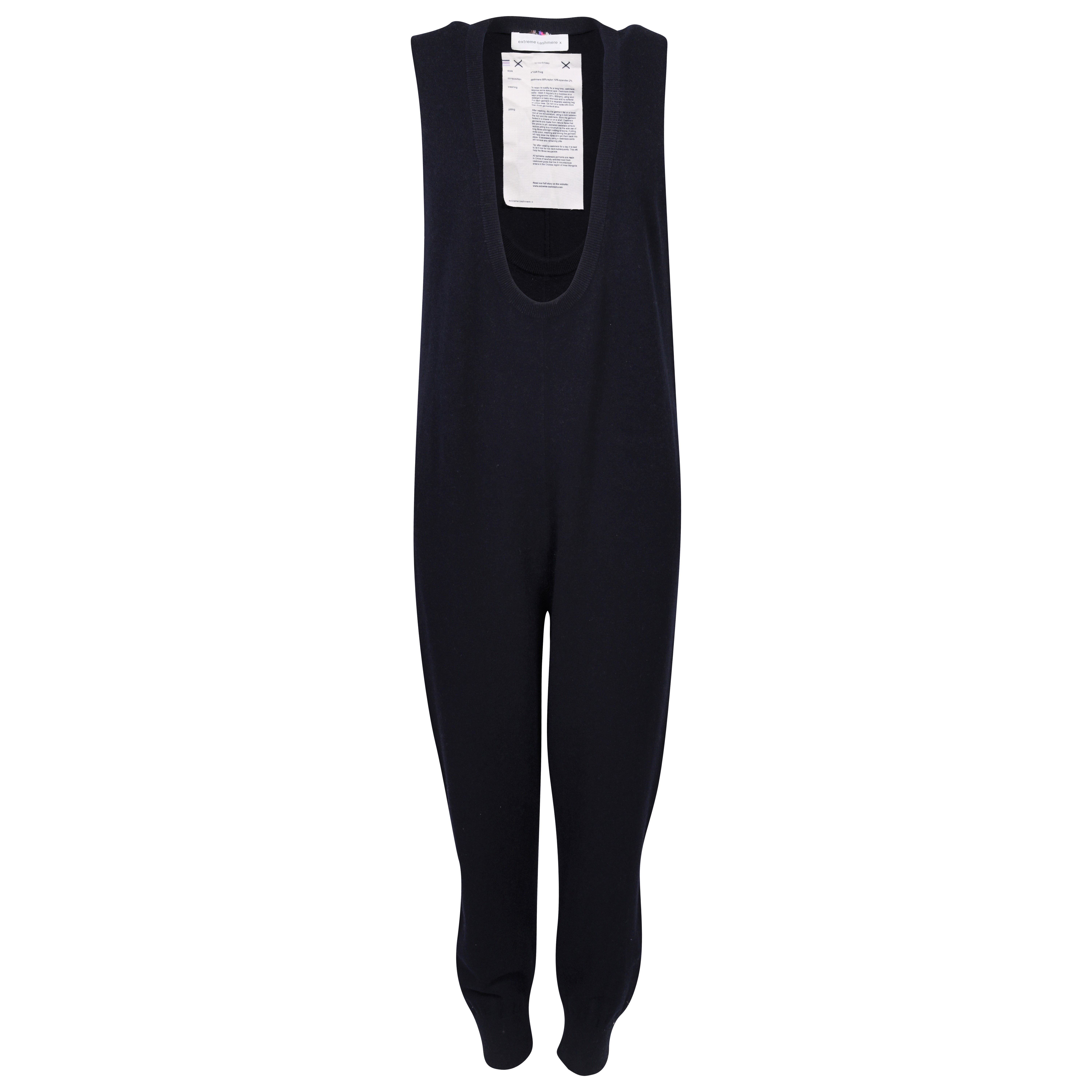 Extreme Cashmere Jumpsuit N°226 Hug in Navy