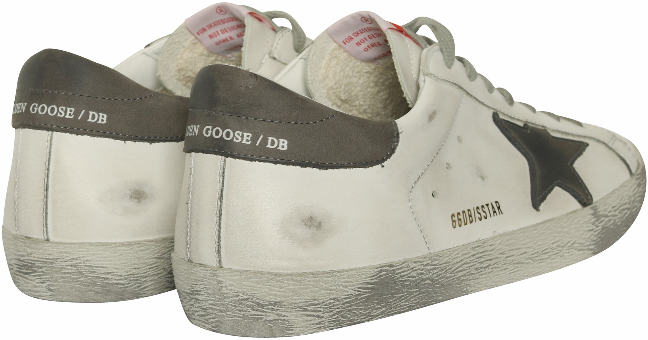 Golden Goose Superstar White/Grey Nabuk Star