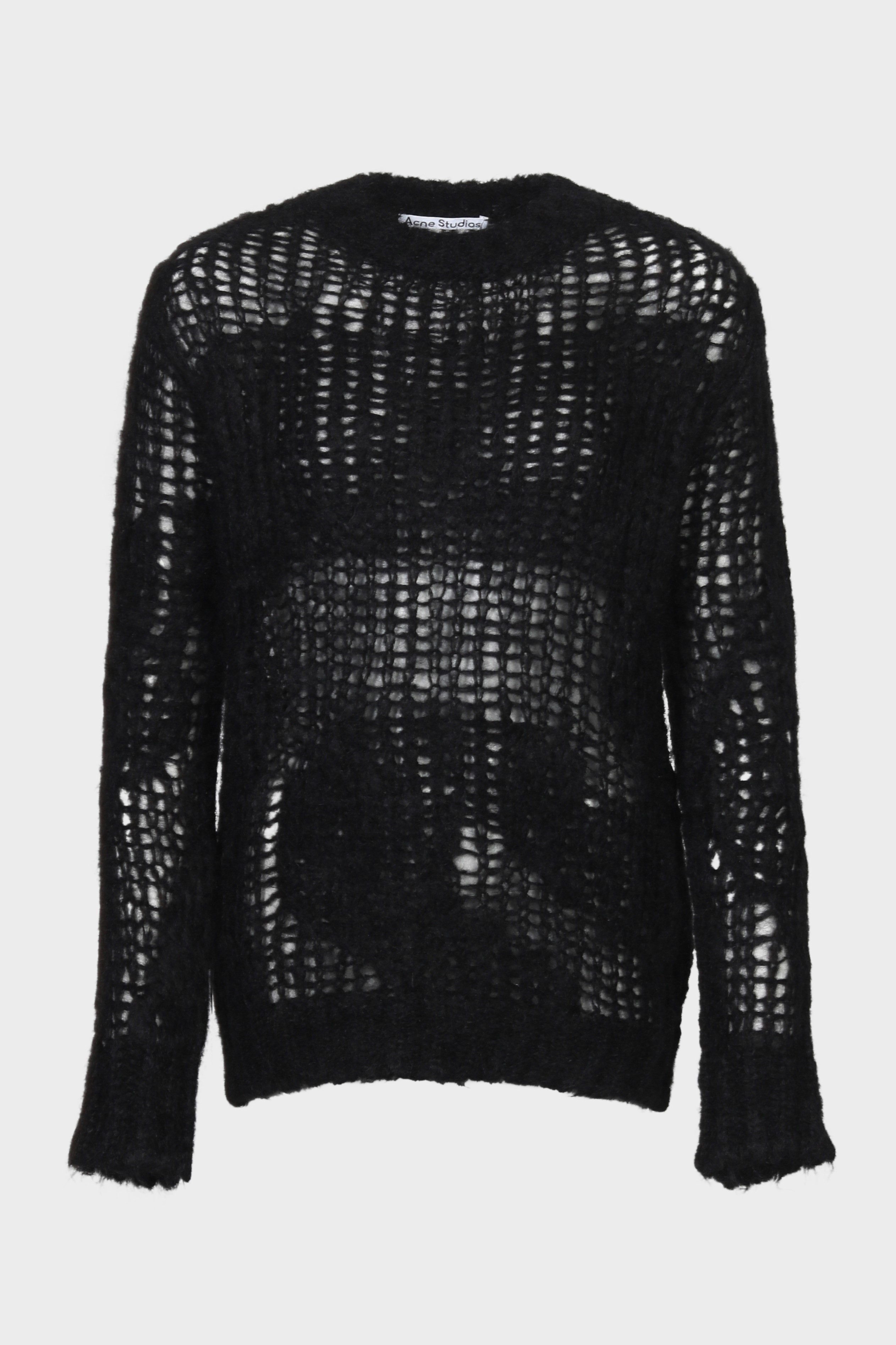 ACNE STUDIOS Knit Pullover in Black M