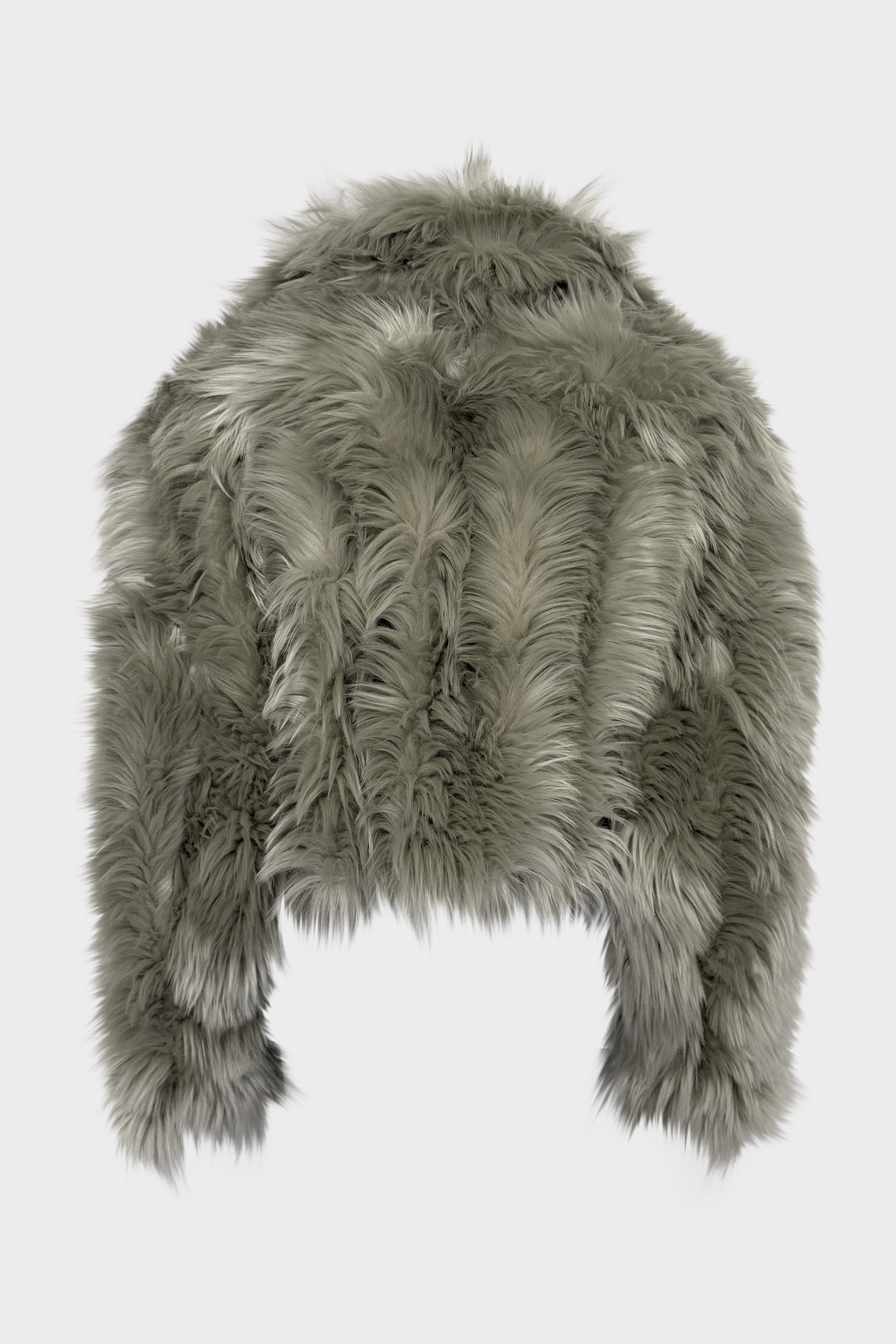 THE LATEST Faux Fur Jacket in Sand