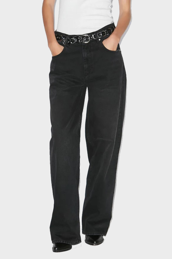 ISABEL MARANT Joanny Denim Pant in Faded Black ISABEL MARANT Joanny Denim Pant in Faded Black