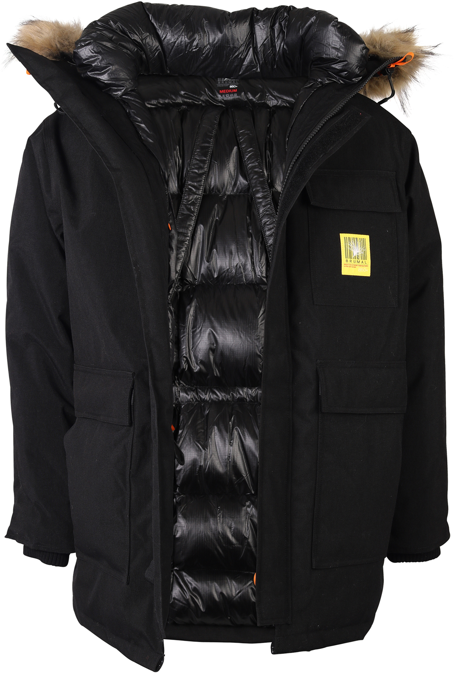 BRUMAL X R13 DOWN PARKA BLACK