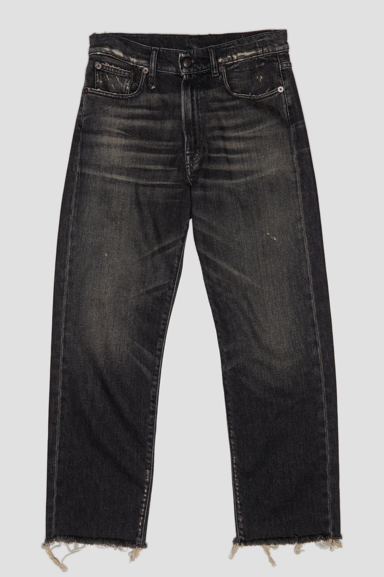 R13 Boyfriend Jeans in Abbey Black 23