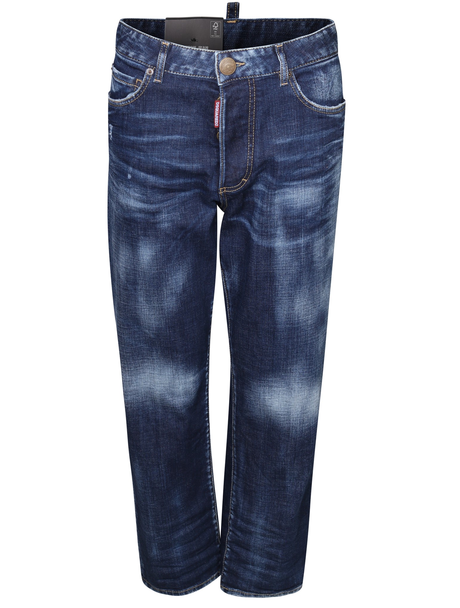 DSQUARED2 Boston Jeans in Washed Dark Blue
