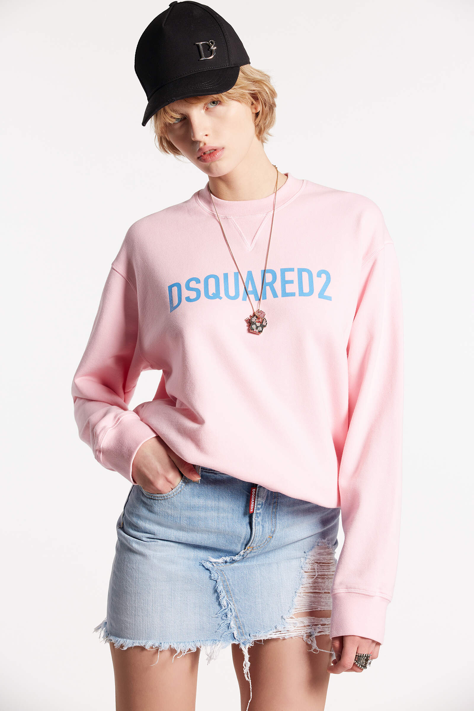DSQUARED2 Cool Sweatshirt in Pink