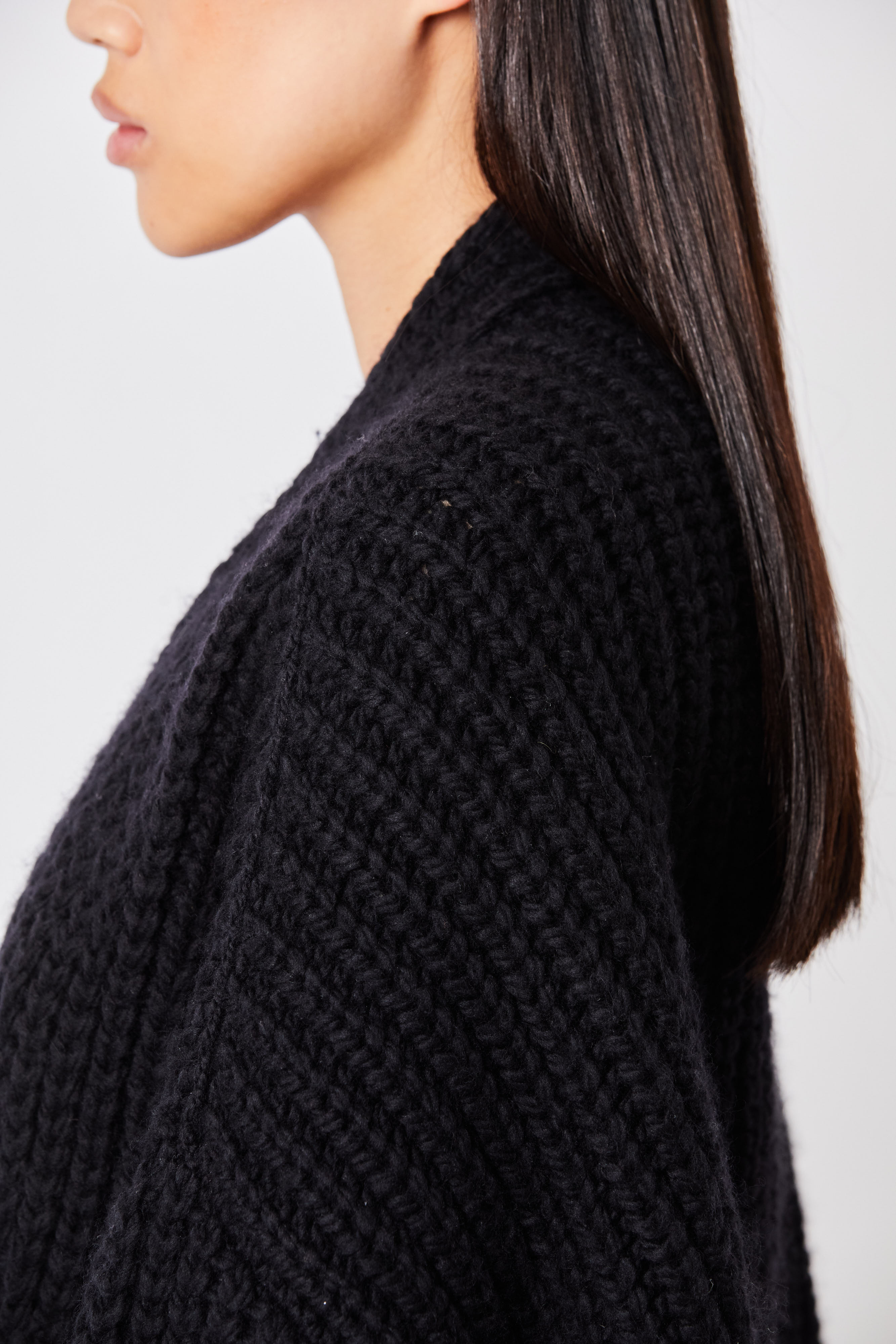 Thom Krom Knit Cardigan in Black M