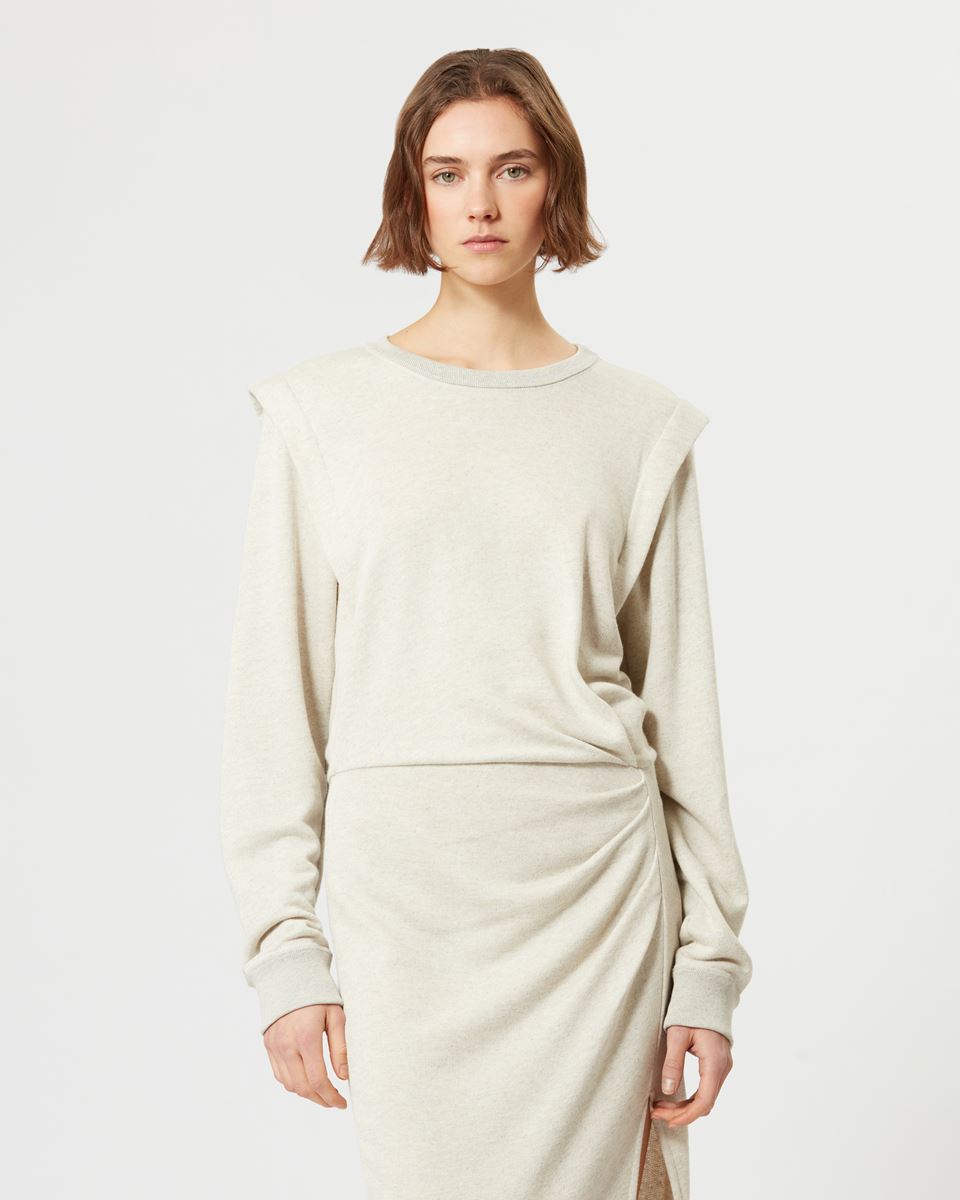 ISABEL MARANT ÉTOILE Mafalda Sweat Dress in Ecru FR40 / DE38