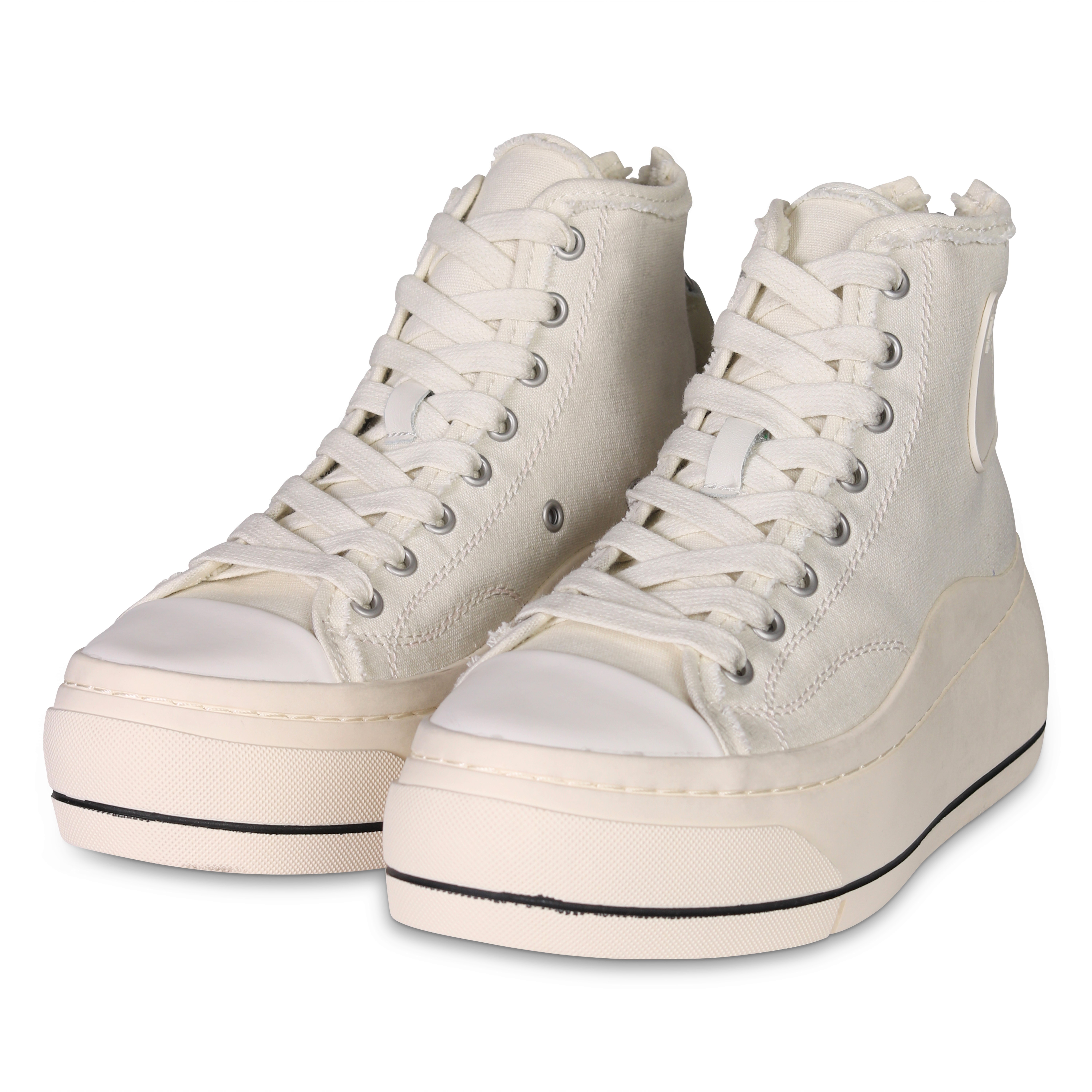 R13 High Top Sneaker Ecru