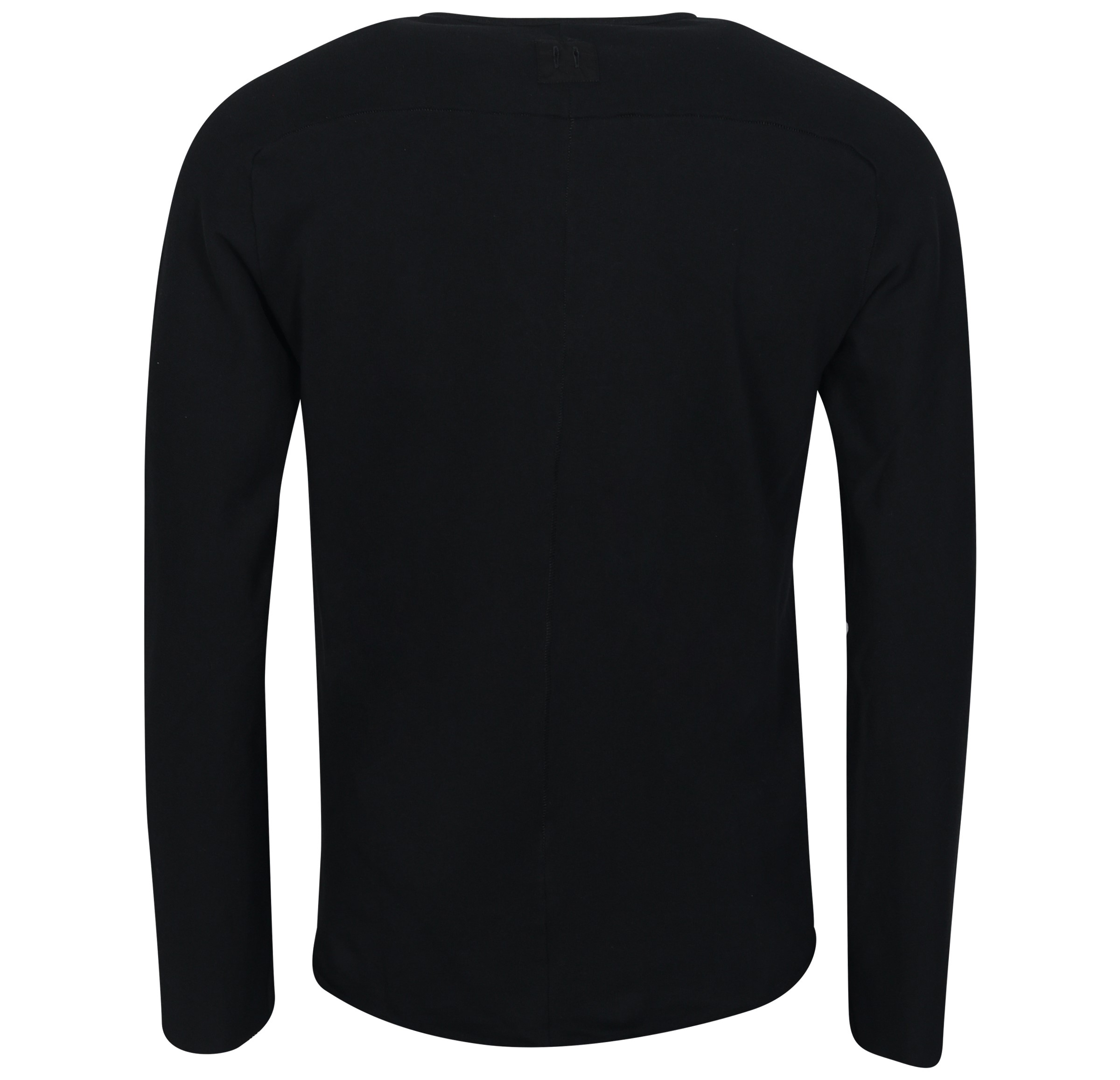 HANNES ROETHER Soft Cotton Sweatshirt in Black S