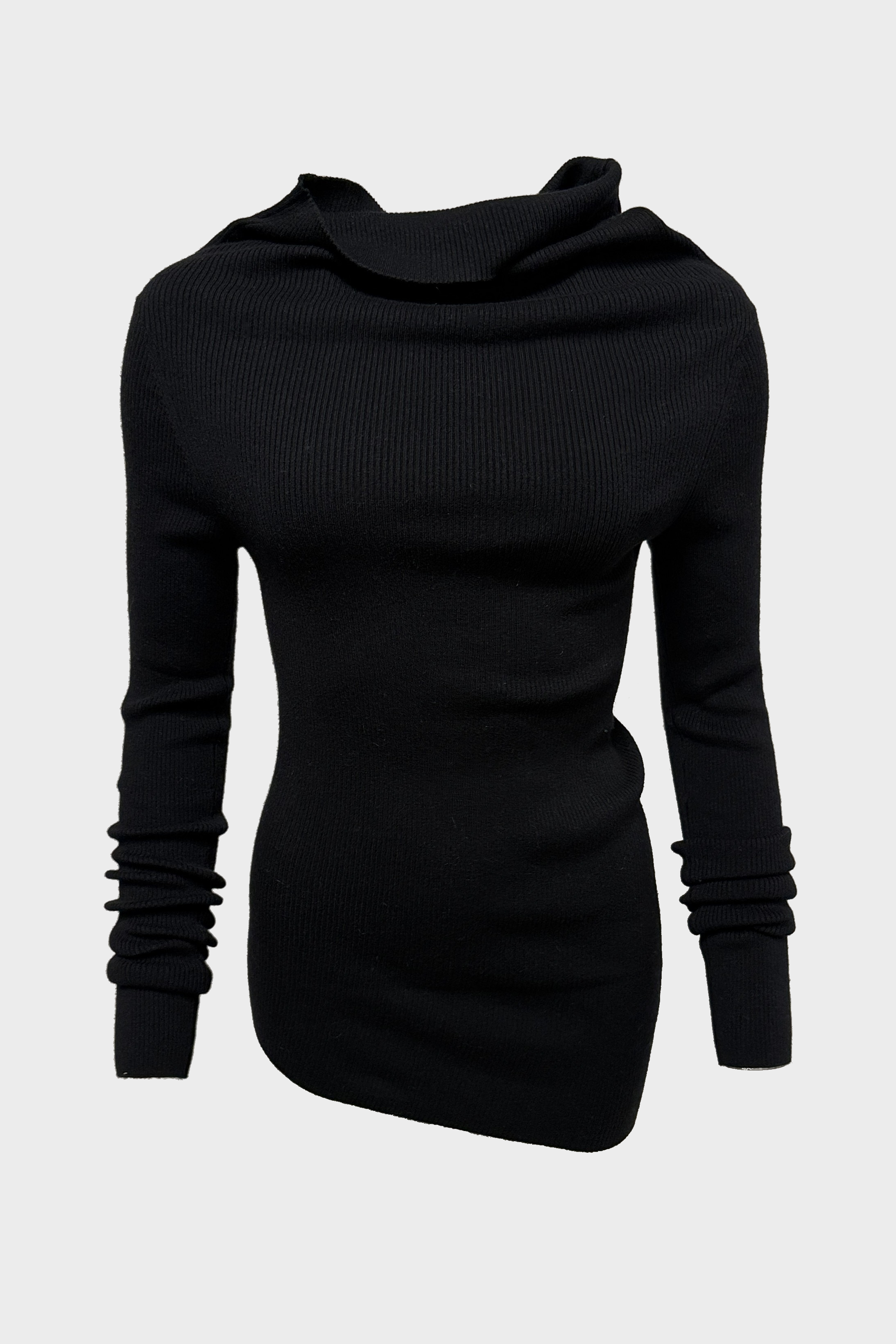 LISA YANG Agie Cotton/Cashmere Sweater in Black