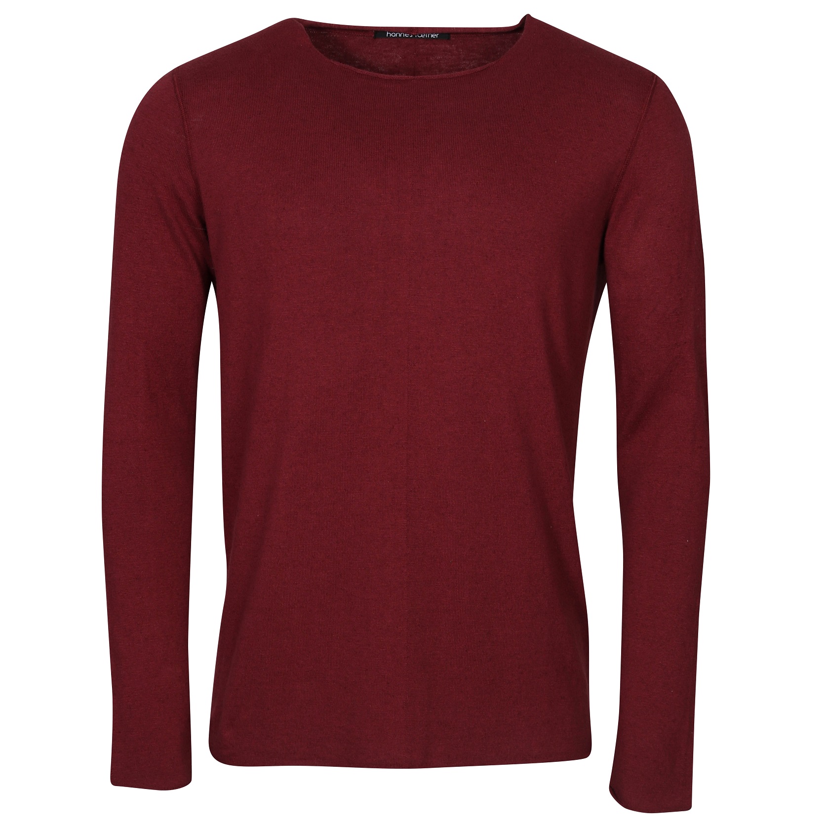 HANNES ROETHER Knit Sweater in Dark Red