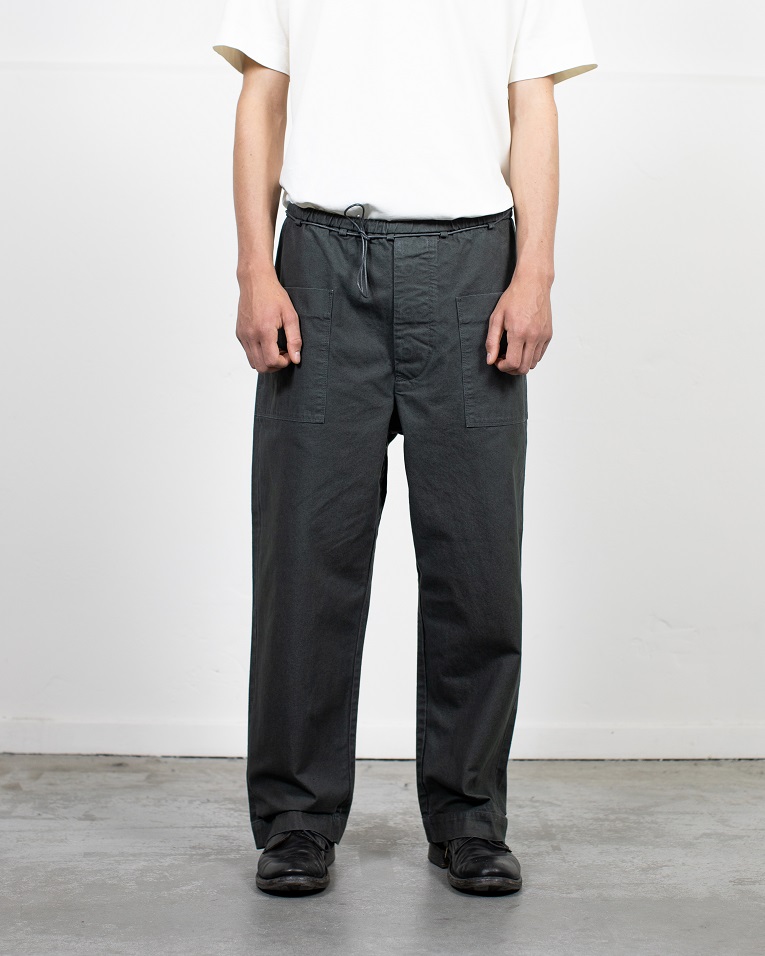 APPLIED ART FORMS Fatique Pants in Charcoal