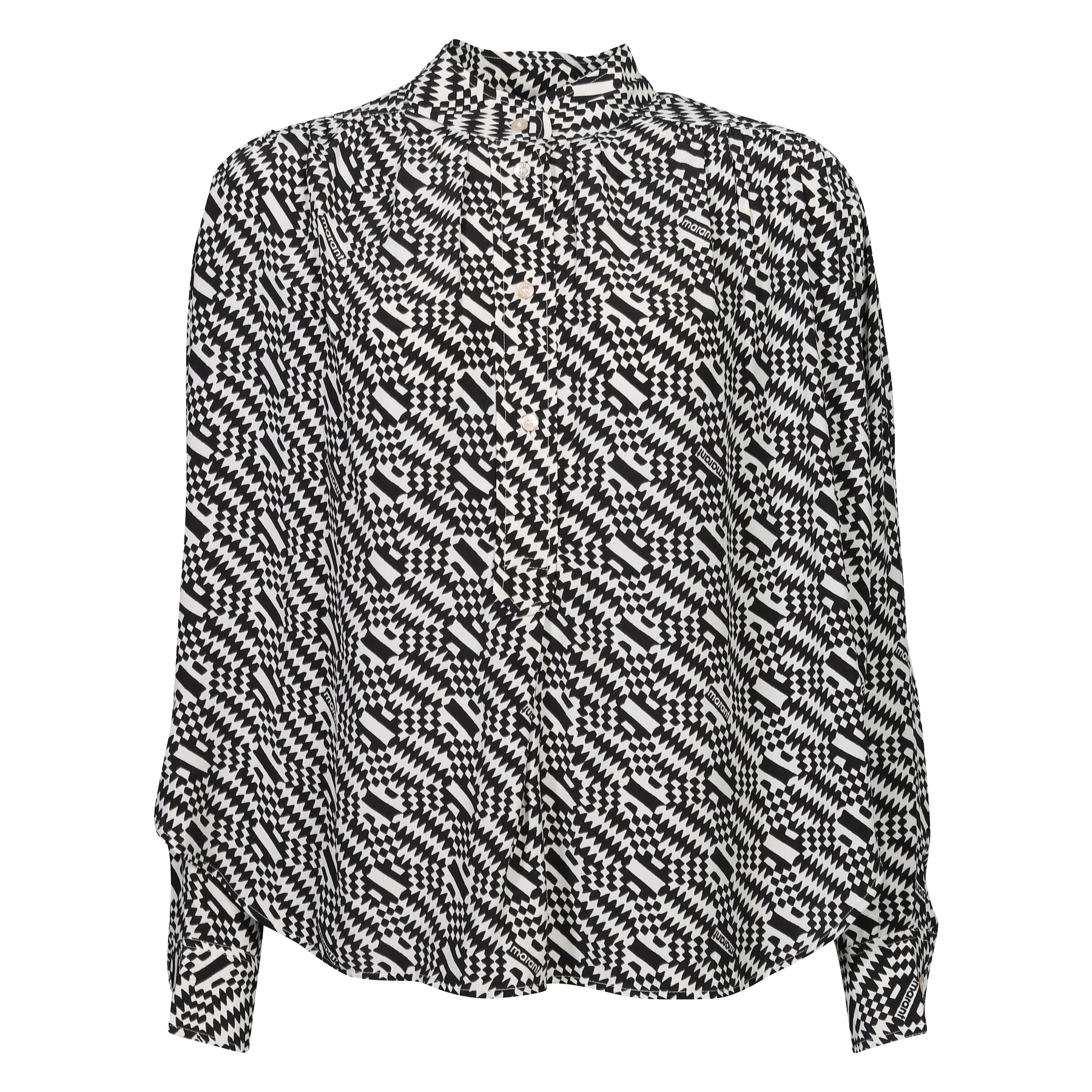 Isabel Marant Étoile Berangere Top in Ecru/Black