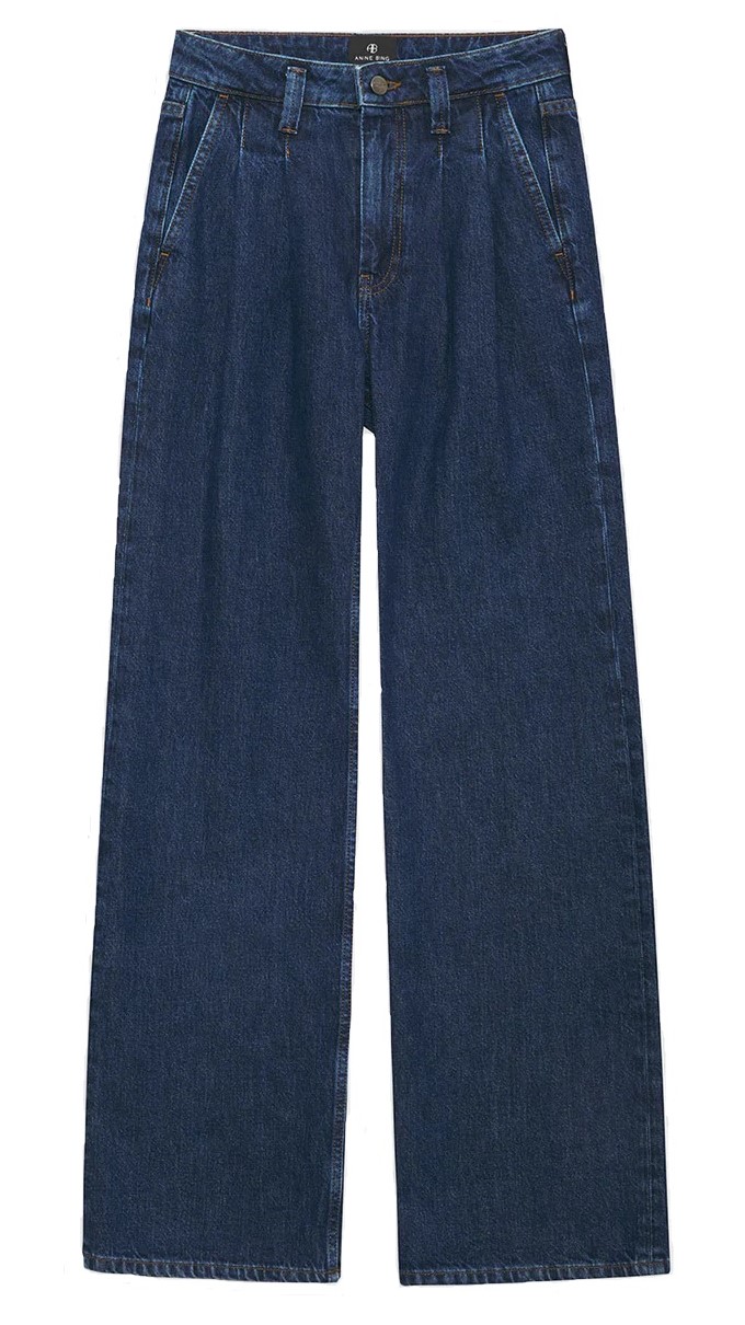ANINE BING Carrie Jeans in Sapphire Blue