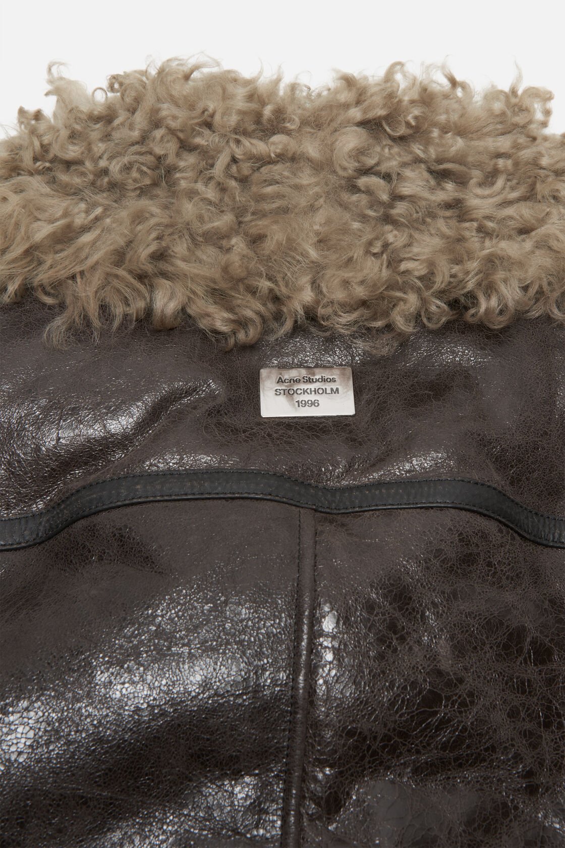 ACNE STUDIOS Shearling Jacket in Brown