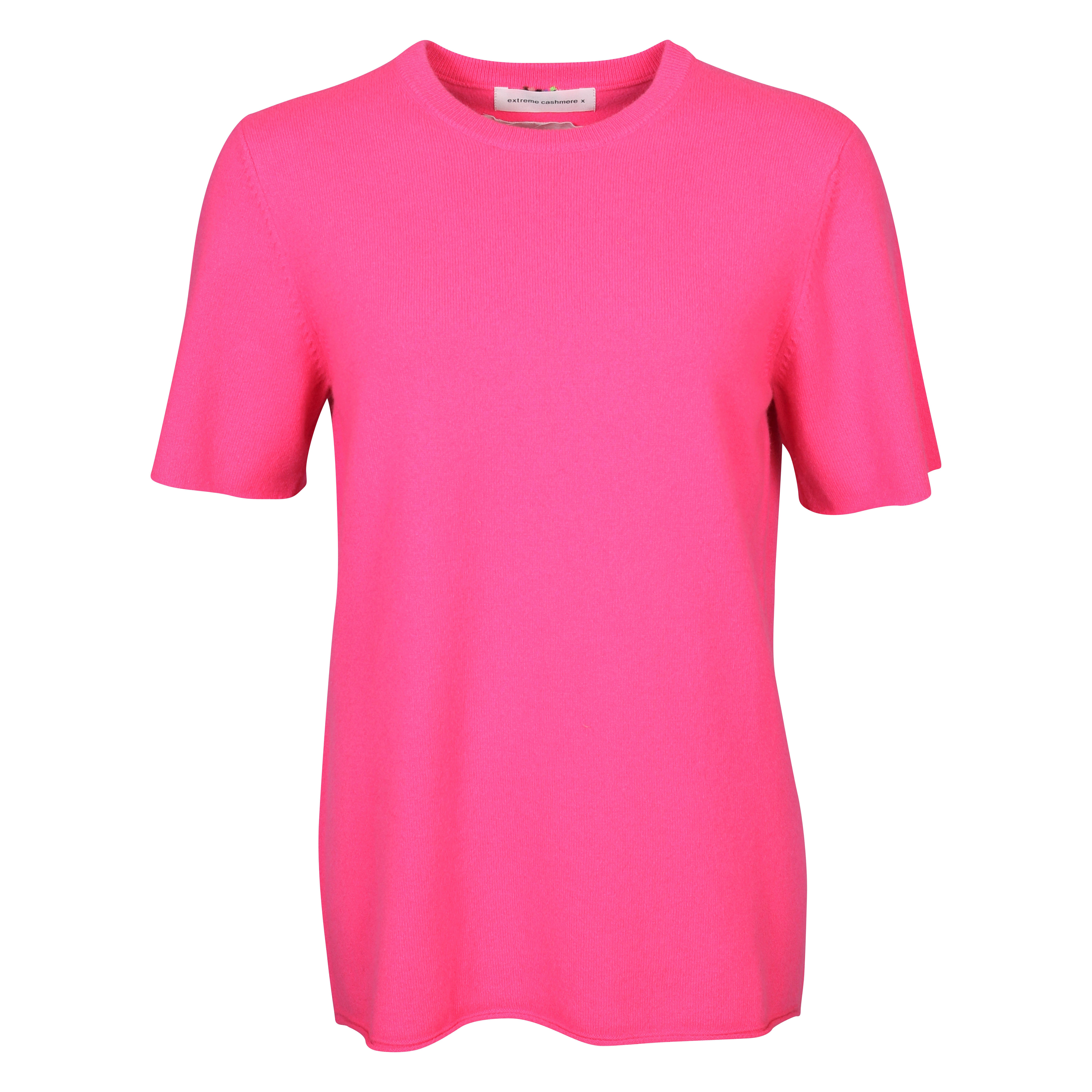 Extreme Cashmere Top N°64 Tshirt in Fluo Pink