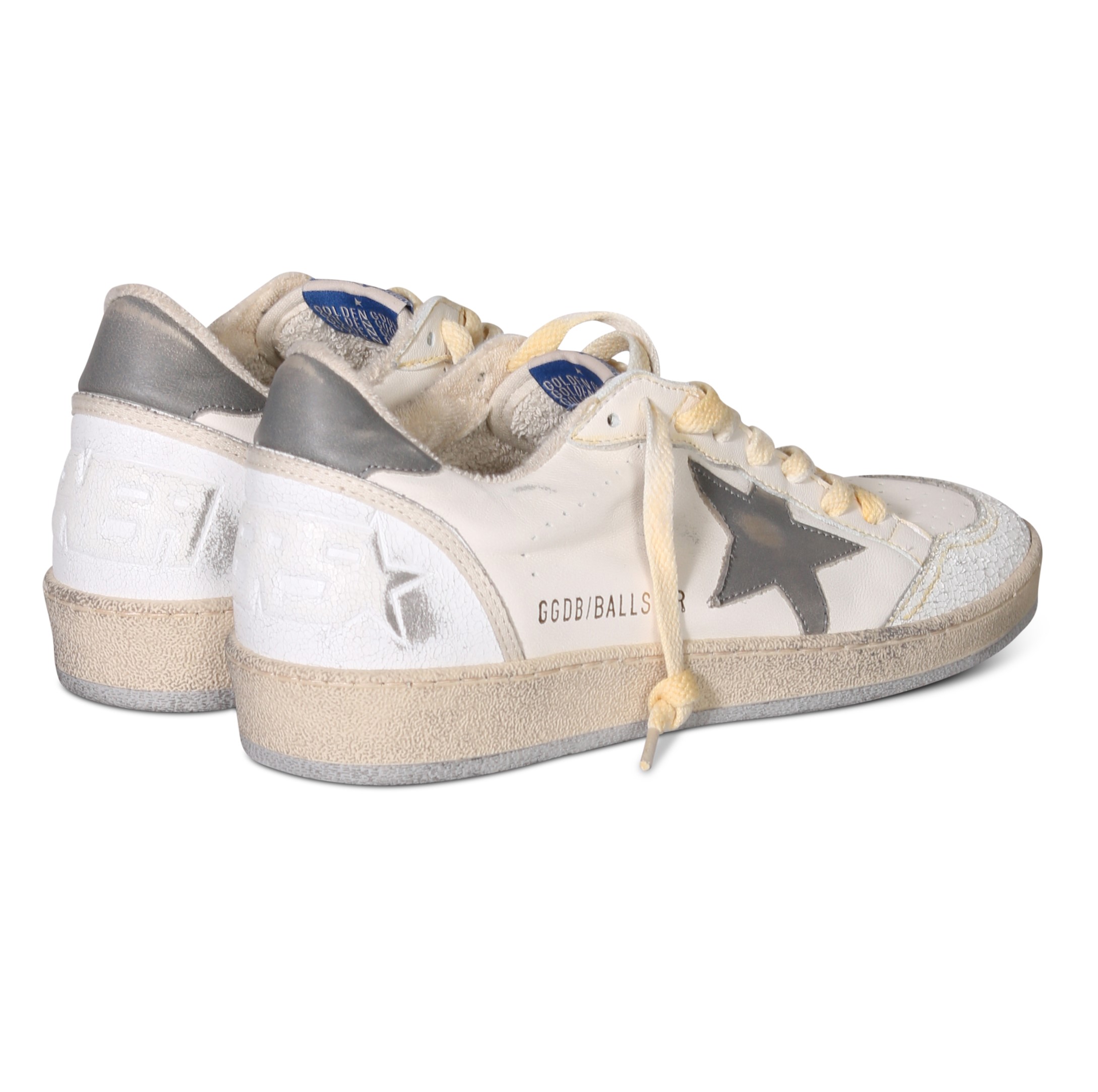 GOLDEN GOOSE Sneaker Ballstar in White/Grey 40