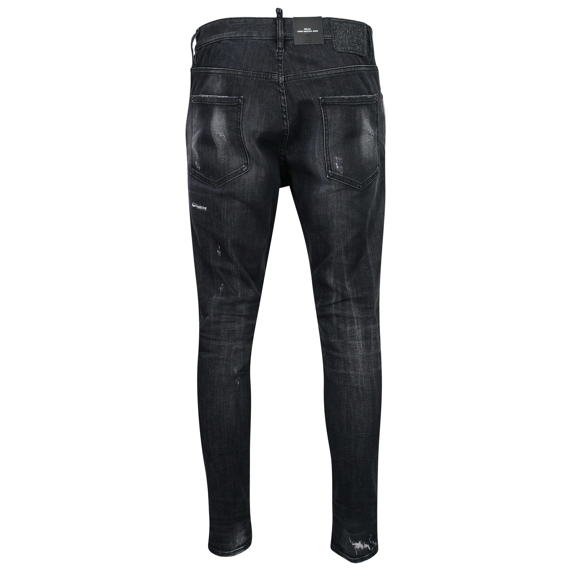 Dsquared Jeans Relax Long Crotch Black Washed