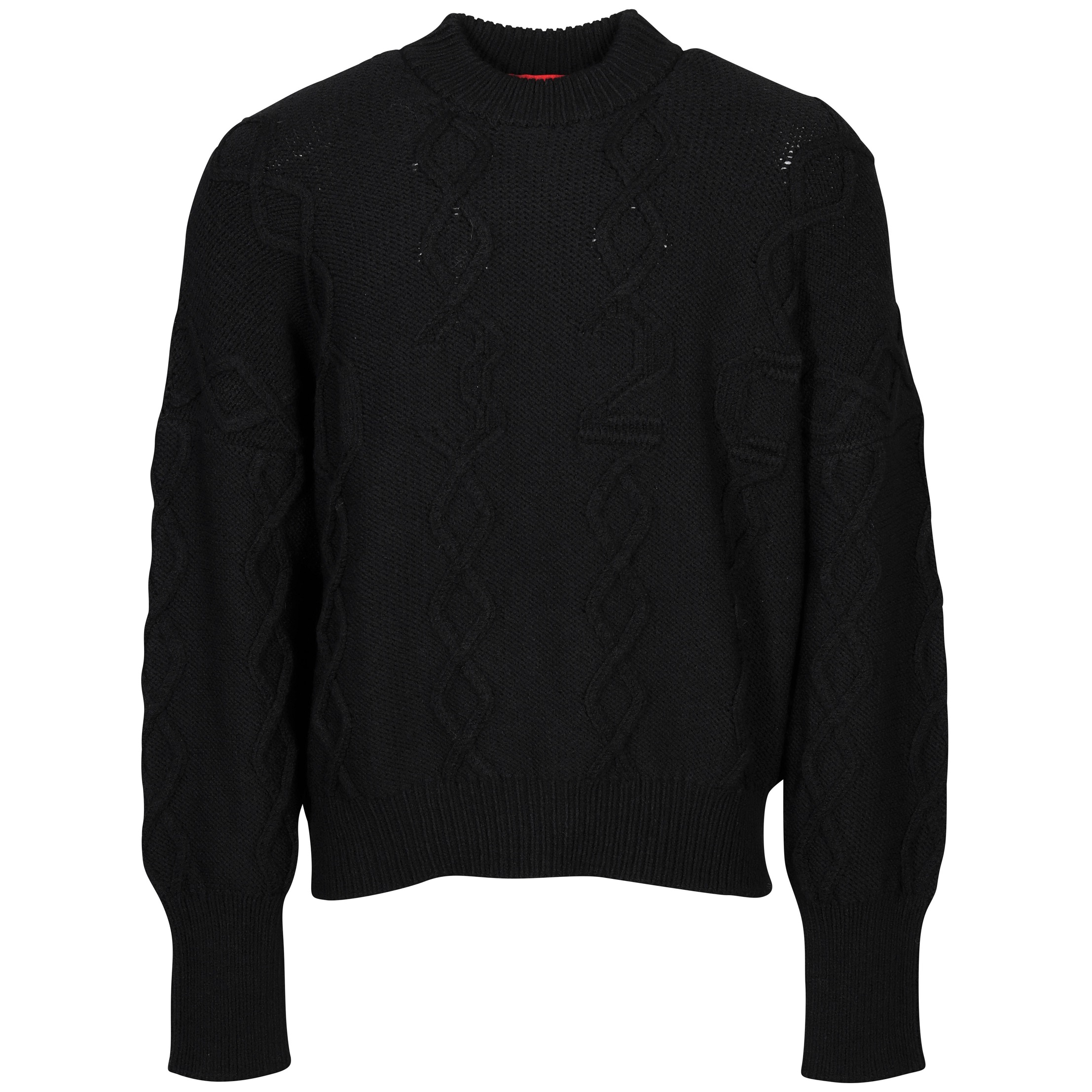 032c The Highland Knit Pullover in Black