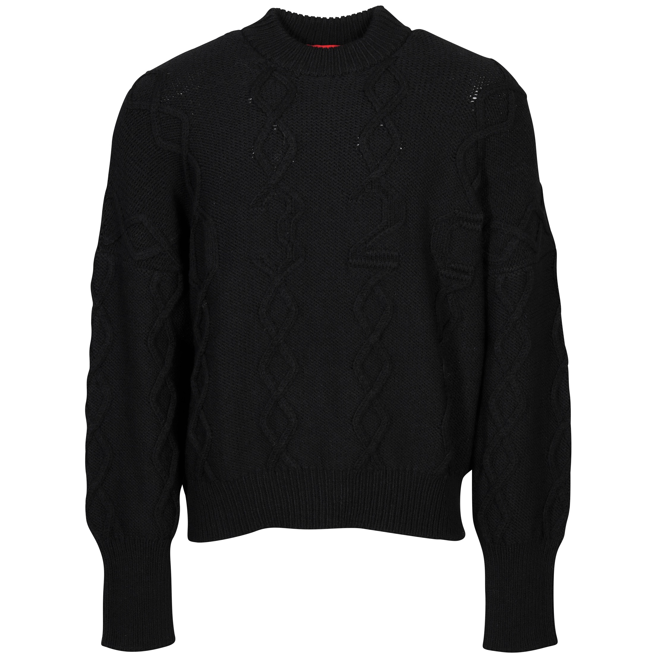 032c The Highland Knit Pullover in Black L