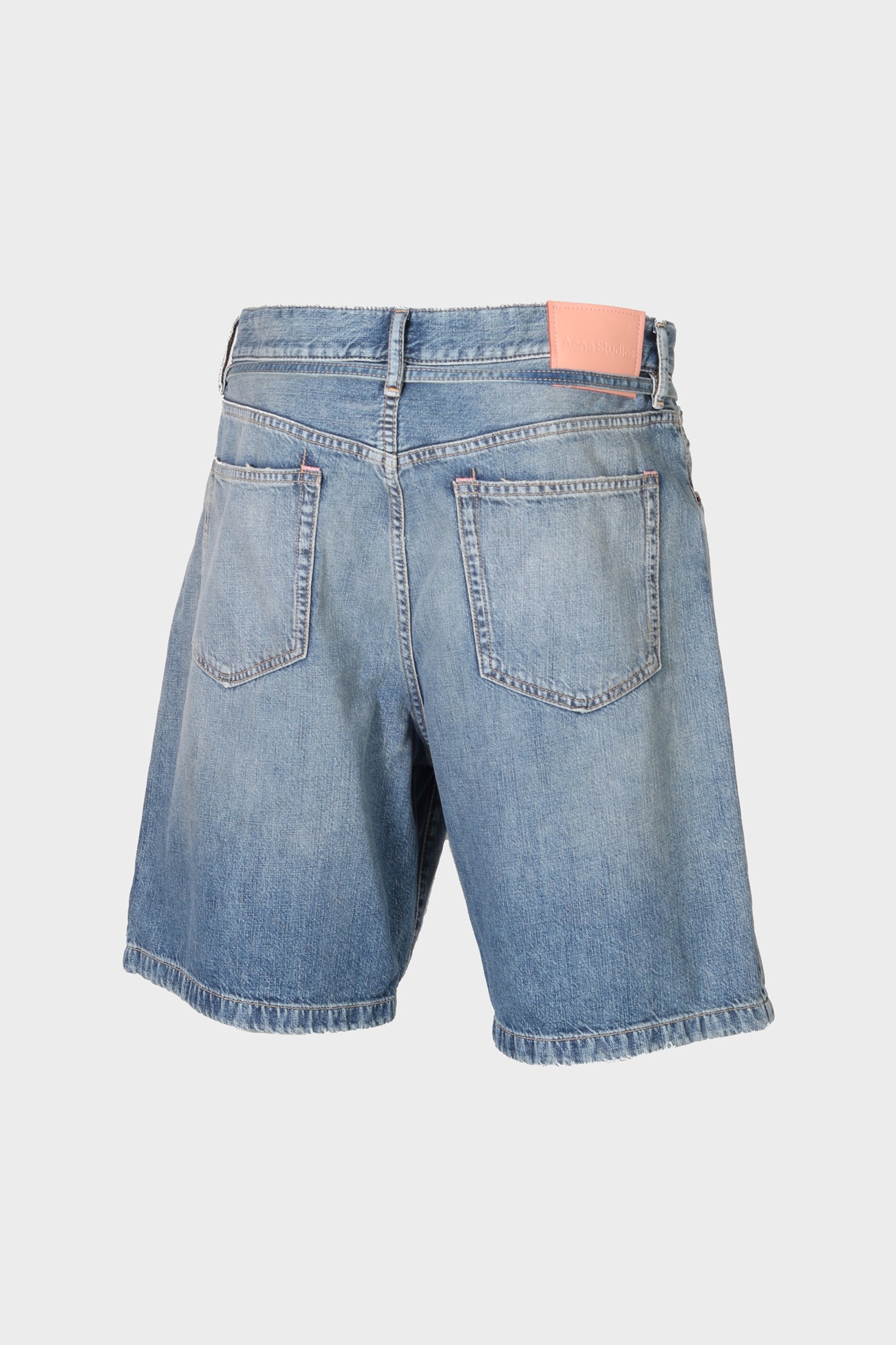 ACNE STUDIOS 1991 Toj Jeans Shorts in Mid Blue